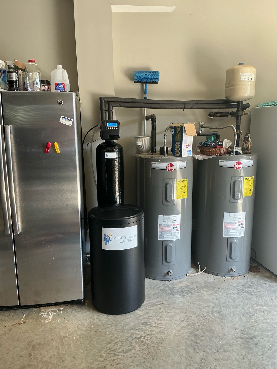 Our PRO series whole home system—this system delivers filtered, softened water to your entire home using industry-leading technology. See product details below for more information!

