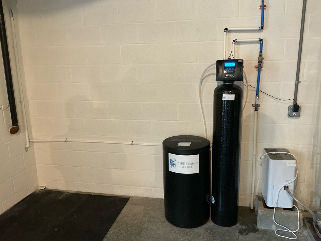 Our Elite WIFI whole home system—this system delivers filtered, softened water to your entire home using industry-leading technology, including WiFi software and a patented chlorine generator. See product details below for more information!

