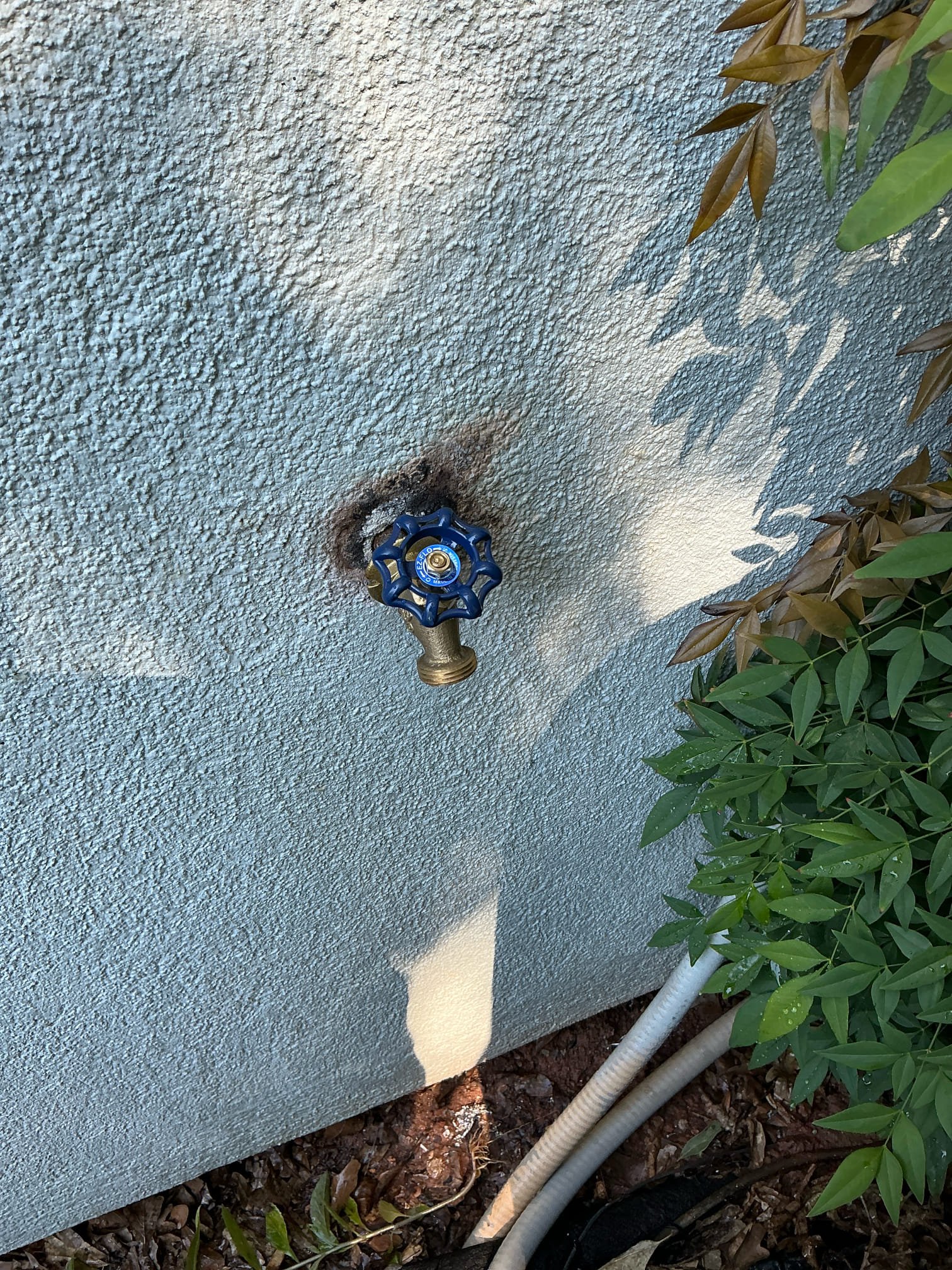 Customer had leaking hose spigot that has been repaired before. Customer asked if I could just replace valve without having to cut the walls on the inside. Shut down water and drain down portable water system. Boiled out water at low point Spicket. Removed and soldered on new Hose Spicket. 
