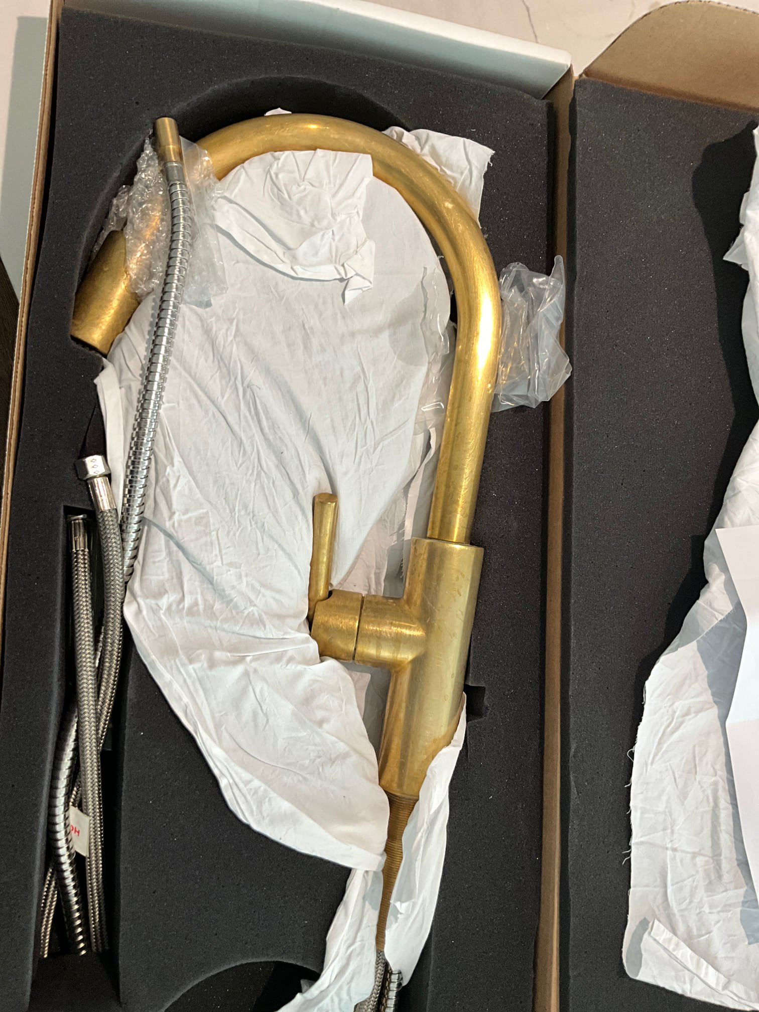 Upon arrival customer stated she wanted to replace her faucet, a shower head  ,a lose trim kit, pop assembly, and toilet water level in the bowl being low. I informed the customer that when her toilet in the master bathroom dose that it is because the handle it getting pushed to hard and poping the filler hose off. Due to it being pushed to hard it makes the fill hose come off and dose not fill the bowl up how it should. I was able to tighten up the trim kit and make it not lose anymore. I gave customer estimate to replace the faucet, shower head, and pop up assembly which was all customer supplied. Customer approved estimate. I took out the pop up assembly put and installed the new one. Then I uninstalled the kitchen faucet and installed the new customer supplied faucet. Then I took the old shower head off and installed the new one. I tested all systems and all systems are working properly with no issues or leaks. 