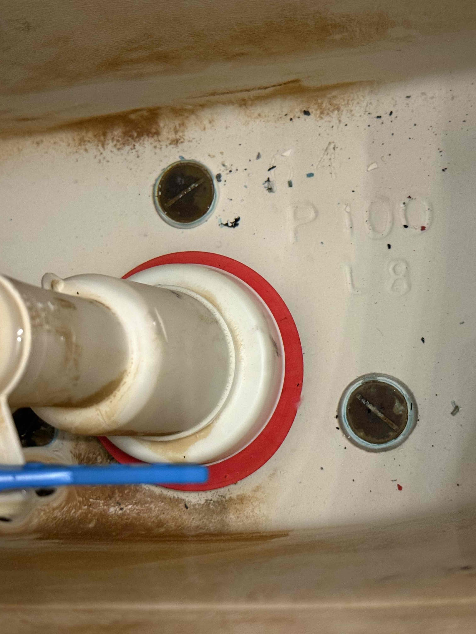 Tenant states that the toilet would start flushing every hour and then half hour a few weeks ago and now it doesn’t stop so he called landlord and they called us to fix the issue. Upon arrival tenant greeted me in parking lot and showed me to his unit and explained what was going on. I could see the toilet was flush very often and tenant stopped the float to prevent it from filling. Once I wrote the solution he contacted the landlord and he agreed to fix the flush handle and flush seal on the Mansfield toilet tank. I removed the old handle and also removed the old seal and installed a new seal and handle. Had to adjust the handle and seal but once I got them in place the toilet stopped leaking from the tank to the bowl. I flushed it several times to ensure it works properly tenant and landlord are satisfied with the service provided. 