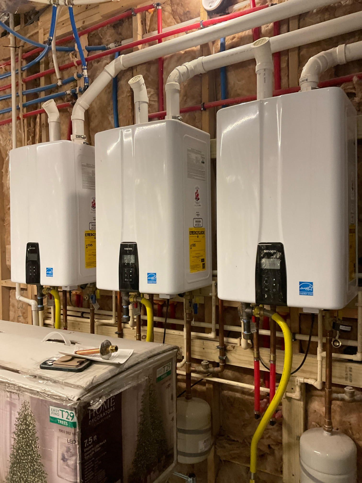 Customer stated that she needed pipe on threaded from steam unit. Un threaded pipe from steam unit. Tested pressure to home and found that pressure was about 130 psi and recommended to have PRV replaced. Wilson estimate to have PRV replaced and also have tankless water heaters flushed.
