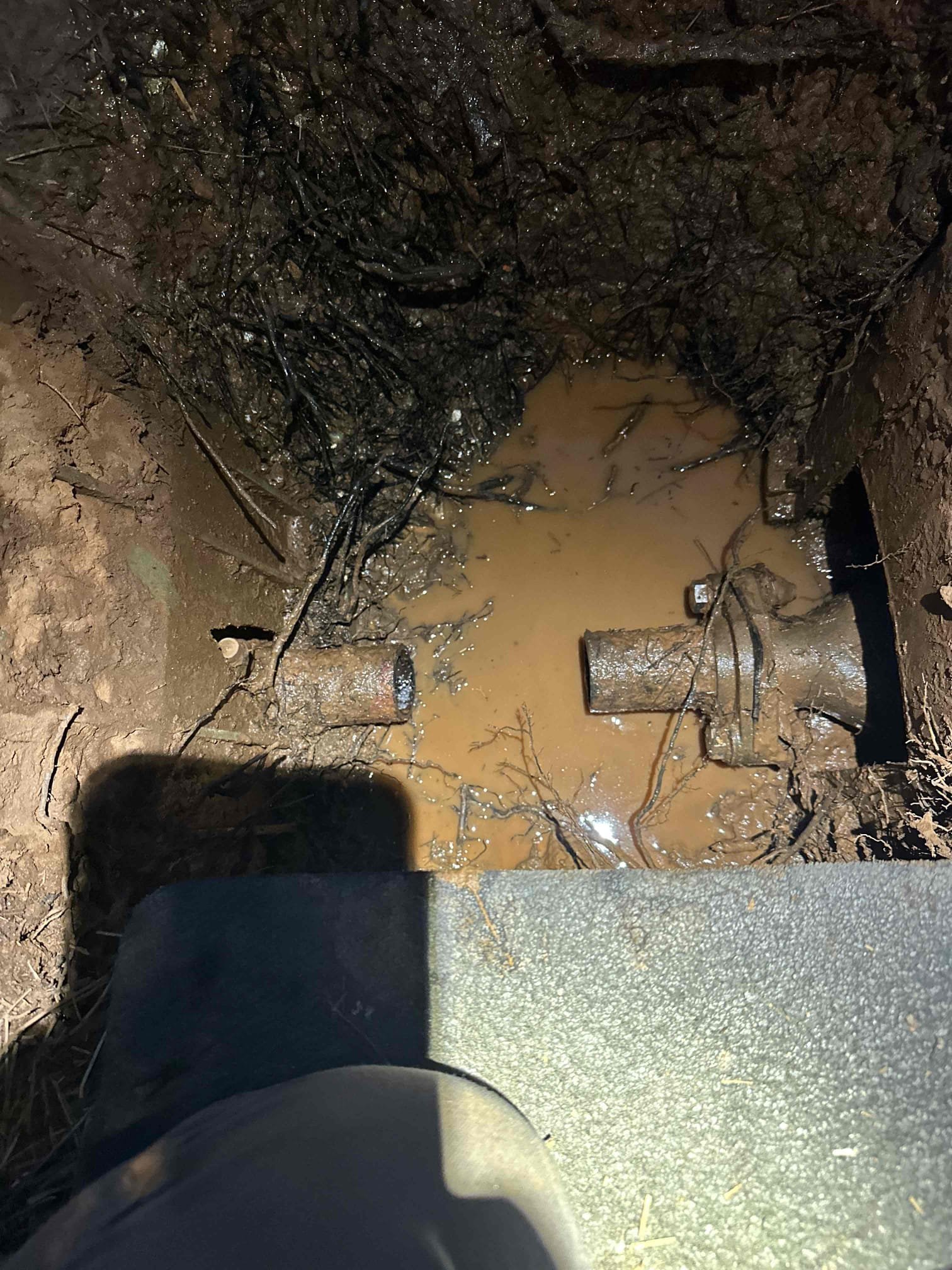 Installed 2 inch threaded ball valve and 2 inch flange for meter thoroughly tested to ensure no leaks on work performed by chen plumbing. Everything is tested and complete.