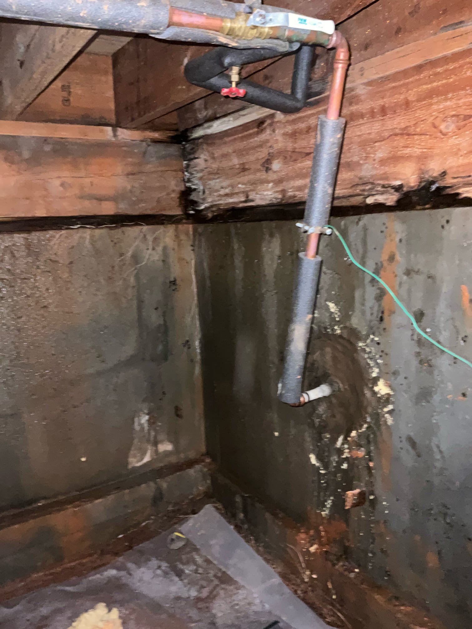 Customer had a leak from an unknown source in the crawlspace as well as leaking shutoff and rusted washing machine box. Replaced the washing machine box and ran a new line for hose bib through the floor in ding room to a new hose bib. Made customer aware that any walls cut to access plumbing can’t be repaired by Chen Plumbing. Tested all work to ensure proper function and no leaks. Customer had a leak from an unknown source in the crawlspace as well as leaking shutoff and rusted washing machine box. Replaced the washing machine box and ran a new line for hose bib through the floor in ding room to a new hose bib. Made customer aware that any walls cut to access plumbing can’t be repaired by Chen Plumbing. Tested all work to ensure proper function and no leaks.