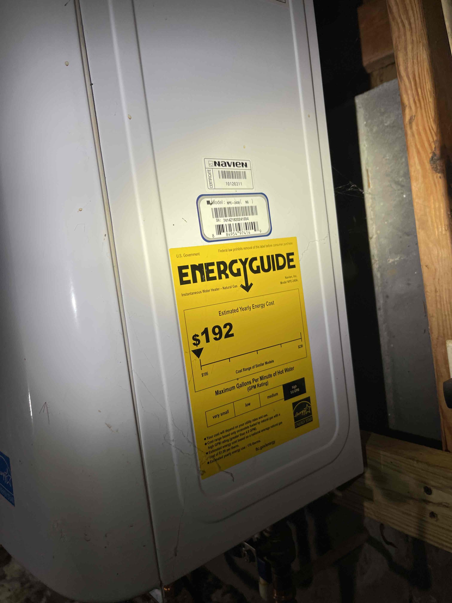 Flushed tankless water heater. No further issue