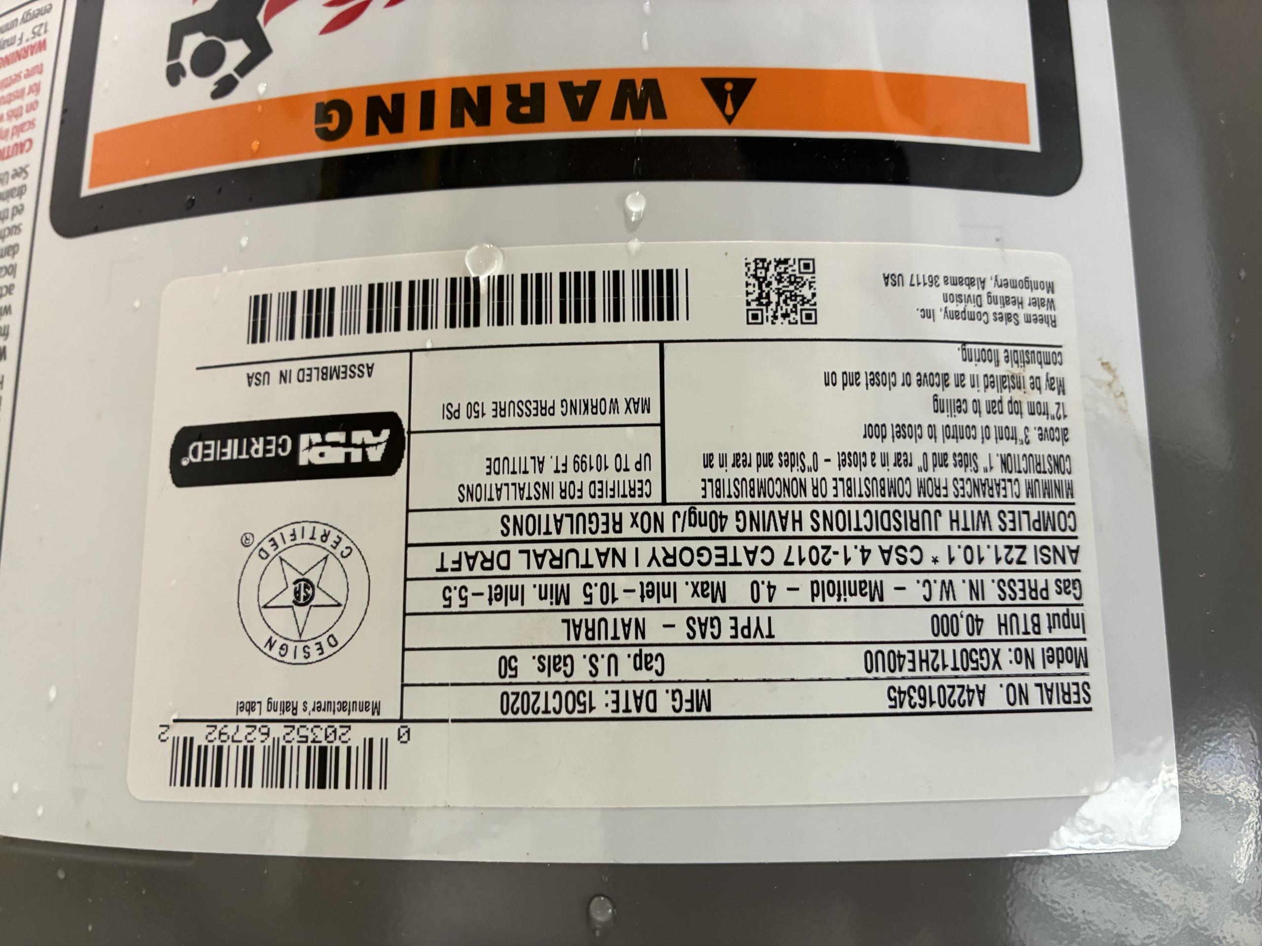 Call for leak under kitchen sink.

Arrived and discussed concerns with Ms. Alexandra. She stated the water was off to the home, and a leak has caused some damage under the sink. She has been in the home for approximately five years. She has been away from the home during floor repairs recently, and returned to find the water damage.

Before turning water on I found that the small carbon water filter was leaking from a ruptured fitting. I shut water off to filter, and pressurized the home. After pressurizing home I found that the water pressure for the house was 85psi @ 1230pm. Tested at hose spigot and water heater. Pressure regulating valve was manufactured in 2005. Also noted that the thermal expansion tank bladder has ruptured, and was not installed correctly. Ms. Alexandra also asked me to check her master bathroom shower drain, and a faucet in her daughters room. The shower had hair buildup and was already exposed. I removed hair as a courtesy. The faucet in upstairs hall bathroom