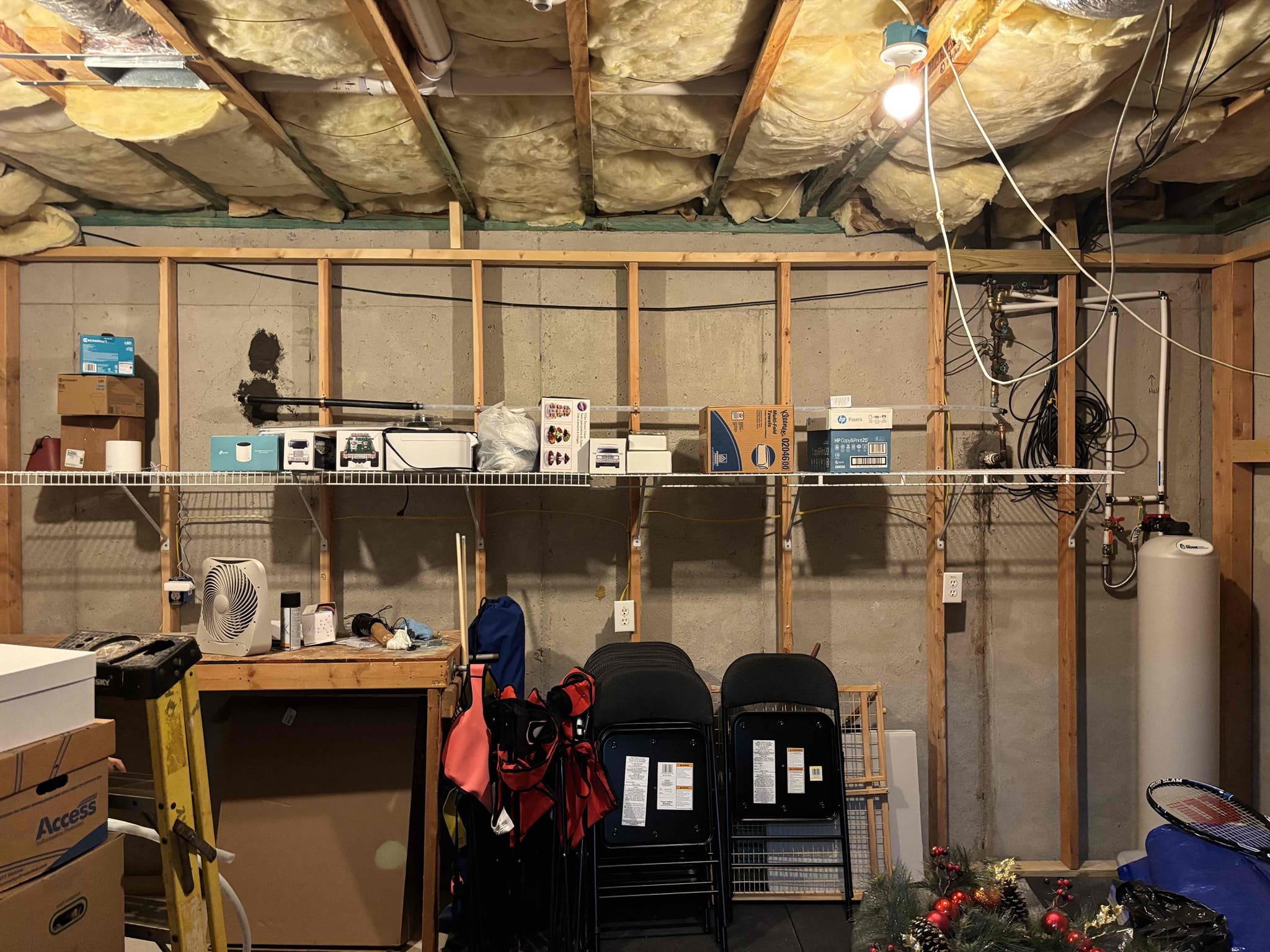 I came today to install a new water service. I started by digging two holes one at the meter and one by the home. I also had to cut part of the drive way. Them I trench both the holes together. I also installed a meter box with a ball valve and stubbed a new line through the basement and hyropluged the hole. After I got the new pipe connected I tested it for leaks then I back filled the holes. Tested system and system is working properly with no leaks or issues. 