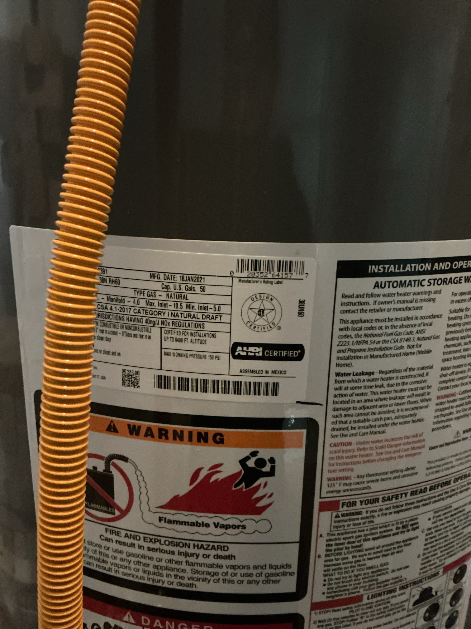 Customer had stoppage affecting drainage of kitchen sink. Removed ptrap and ran small snake 15’ to clear line. Filled sink to drain test line but noticed water coming out of topside hole in pipe behind escutcheon while draining sink. Leak only appears when large volume of water is drained. Showed customer and explained conditions. Customer wants to wait to address issues. Not responsible for any further issues involved with drain line leak. Line drains properly aside from hole in line. 