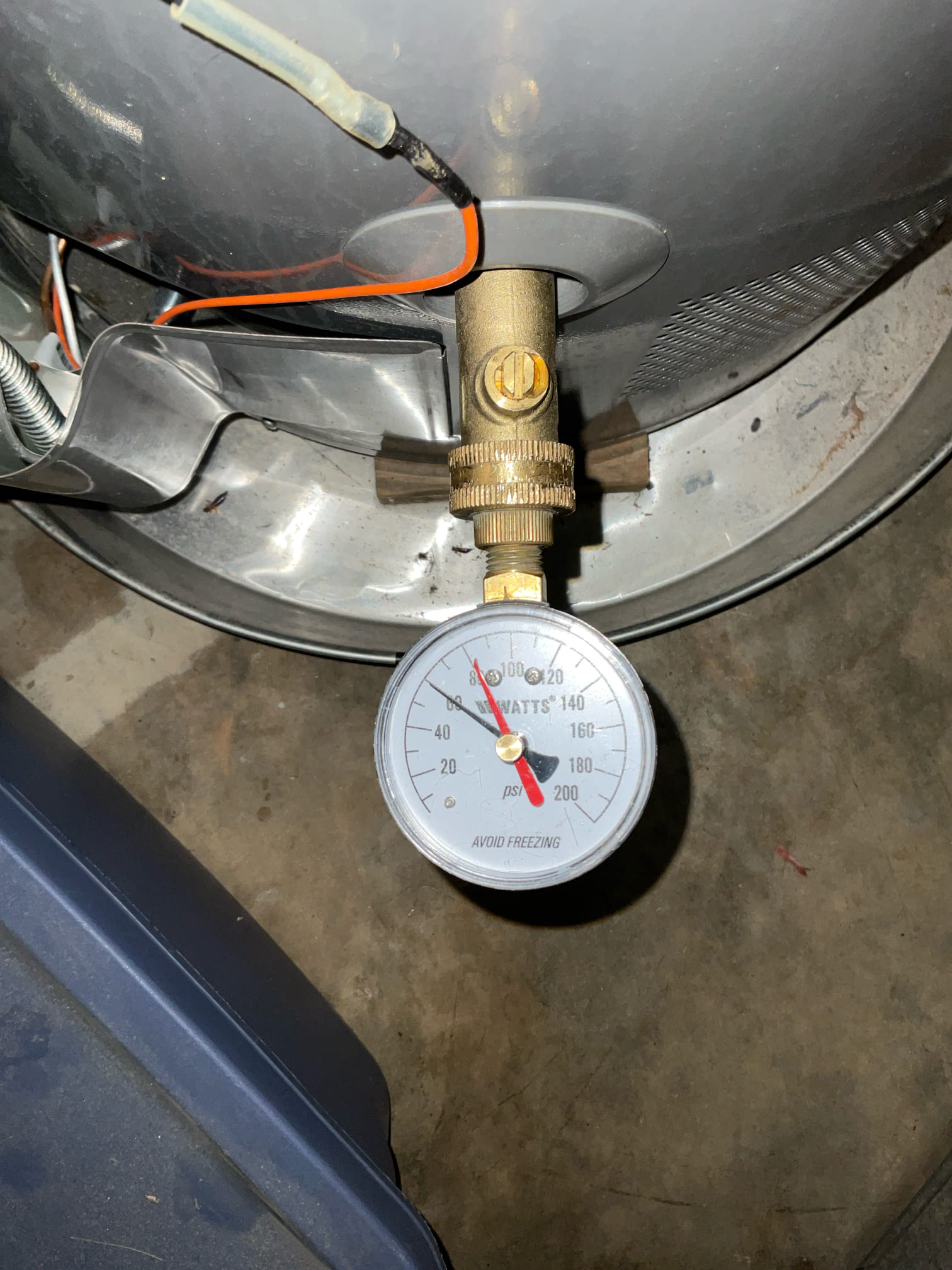 Customer stated that there was a leak on drain pipe for wash machine. Found that drain was actually backing up. Recommended to customer to replace section of cast iron with PVC. Customer signed estimate and would like us to do work on Friday because laundry room is getting renovated.