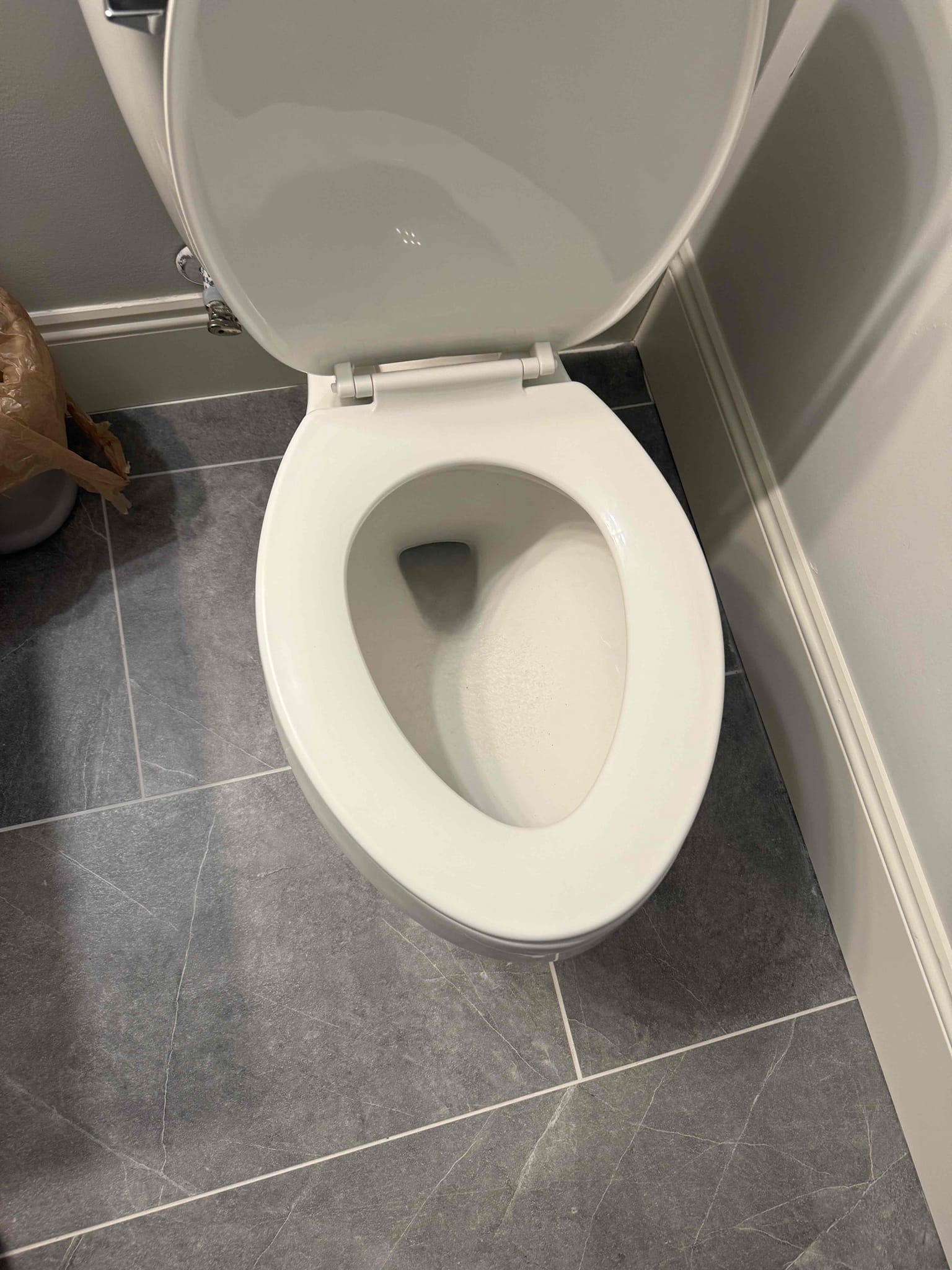 Homeowner states that the basement toilet isn’t used much and when it was used the other day it didn’t flush properly and it took a long time for the water to drain from the bowl so they called us to fix the issue. Upon arrival I was greeted by homeowner and she explained the situation and took me to the basement where the toilet is located and I ran the shower and faucet to ensure it wasn’t a clog and it wasn’t. I offered different solutions to homeowner and they opted to auger the toilet first and if it didn’t work they would move to the next option. I augered the toilet several times with no luck so I explained to the homeowner and she agreed to the next step. The next step is to pull and reset with a manual unclog but I could see water at the bottom of the drain elbow which I informed homeowner and she agreed to camera the sewer line. I didn’t run the camera but about 5 to 7 ft and found the pipe had either broken or detached from each other and the toilet line was sitting lower th