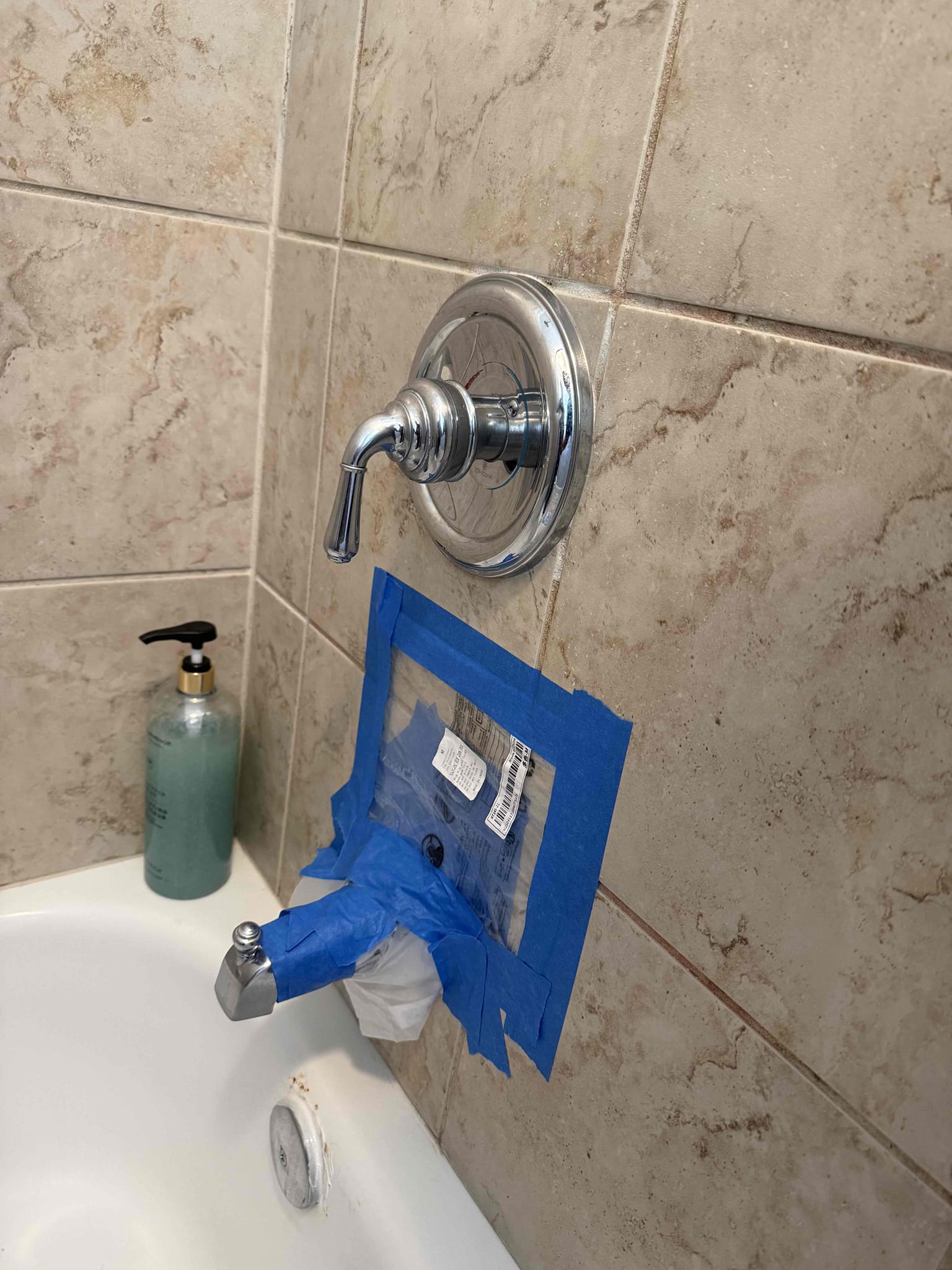 Homeowner states that she recently moved in and was notified that her pressure was high so she called us to come out and fix it. Upon arrival I was greeted by homeowner at door and she explained the situation and first showed me the crawl space where the PRV and EWH is located. Then we proceeded to the master bathroom where the toilet was leaking and they replaced fill valve but kept it shut off. Finally the last issue was the tub spout that would leak when used and didn’t properly shut off when using the shower head. Homeowner agreed to replace the PRV and the tub spout. I began by removing the old and installing a new shut off and PRV. Once I was done I turned the water back on and it works properly no leaks or issues. I then proceeded to replace the tub spout and installed it and caulked around the edge and wall. I tested it and works properly and finally I checked the leaking toilet and it just had the fill valve gasket on the bottom instead of inside the tank. I removed and instal