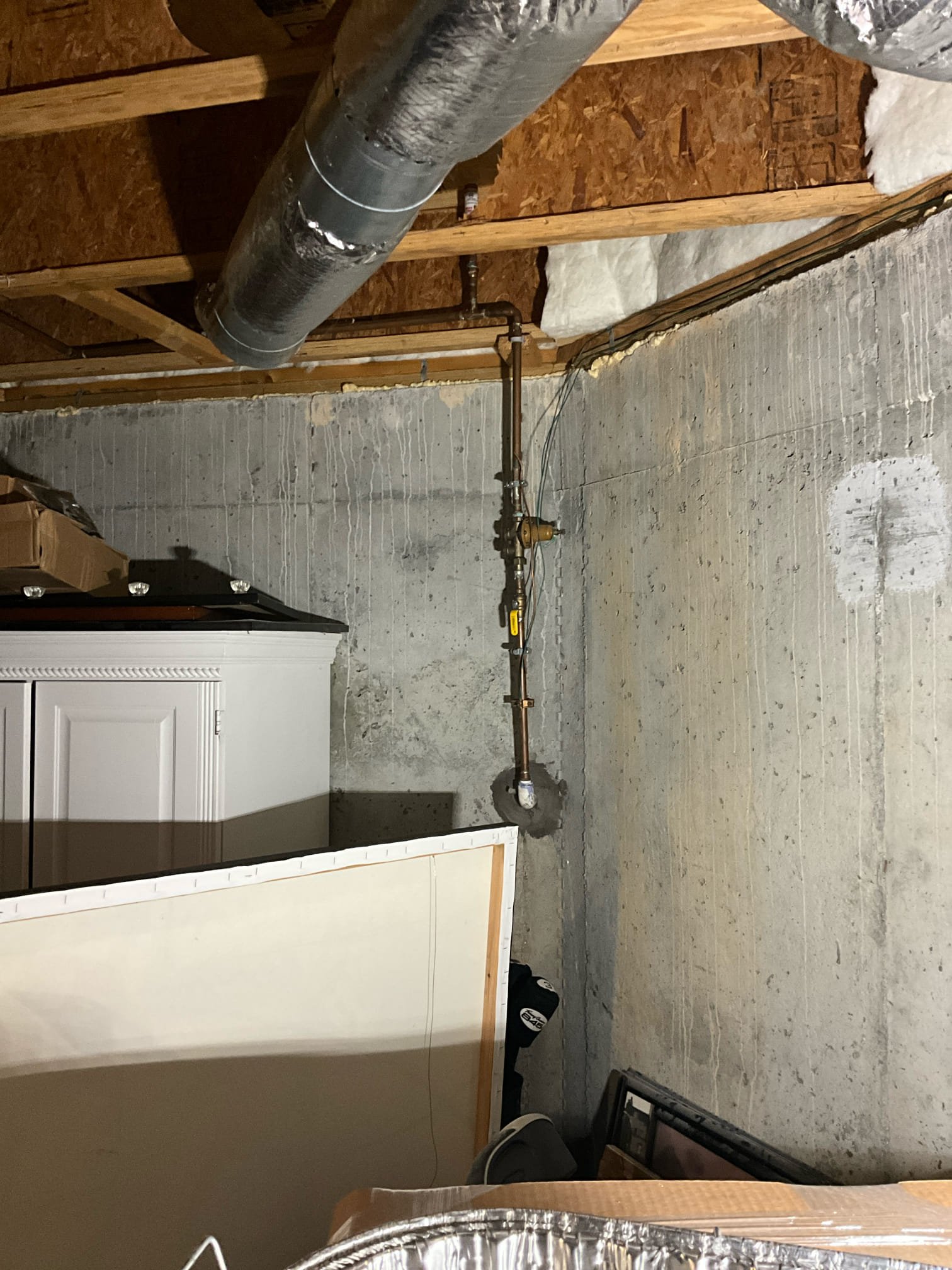 Call for water on basement floor.

Arrived and discussed concern with Ms. Christina. She mentioned noticing a spot on the floor in the basement. She promptly called an hvac company to inspect, as her hvac unit is on the opposite side of the nearest wall. When they were unable to identify source of problem she contacted Chen plumbing.

Upon inspection, the tankless water heater was found to have a burst pipe that resulted in water spilling on to floor, and under unit. Tankless is a Navien, six years old, and no other issues identified. Pressure on home is 50 psi.

Condensation discharge line repiped and installed a ph neutralizer with bypass. New hose spigot installed on front of house.

Tested all work, checked for leaks. Cleaned work site and walked Mr Stern through the work.