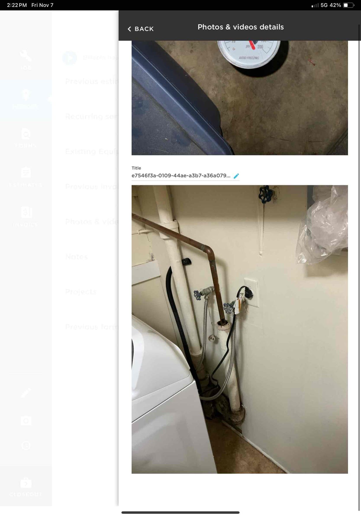 In basement laundry room cut out existing cast-iron piping for wash machine drain and replace with pvc and new wash machine box. Cut paneling as needed to access water lines to rework. Also rework T&P line to go outside of home.

Chen plumbing won’t be responsible for repairing paneling.
If any additional work needed there will be an additional charge.

Tested all work and no leaks were present at this time. Cleaned up work area.