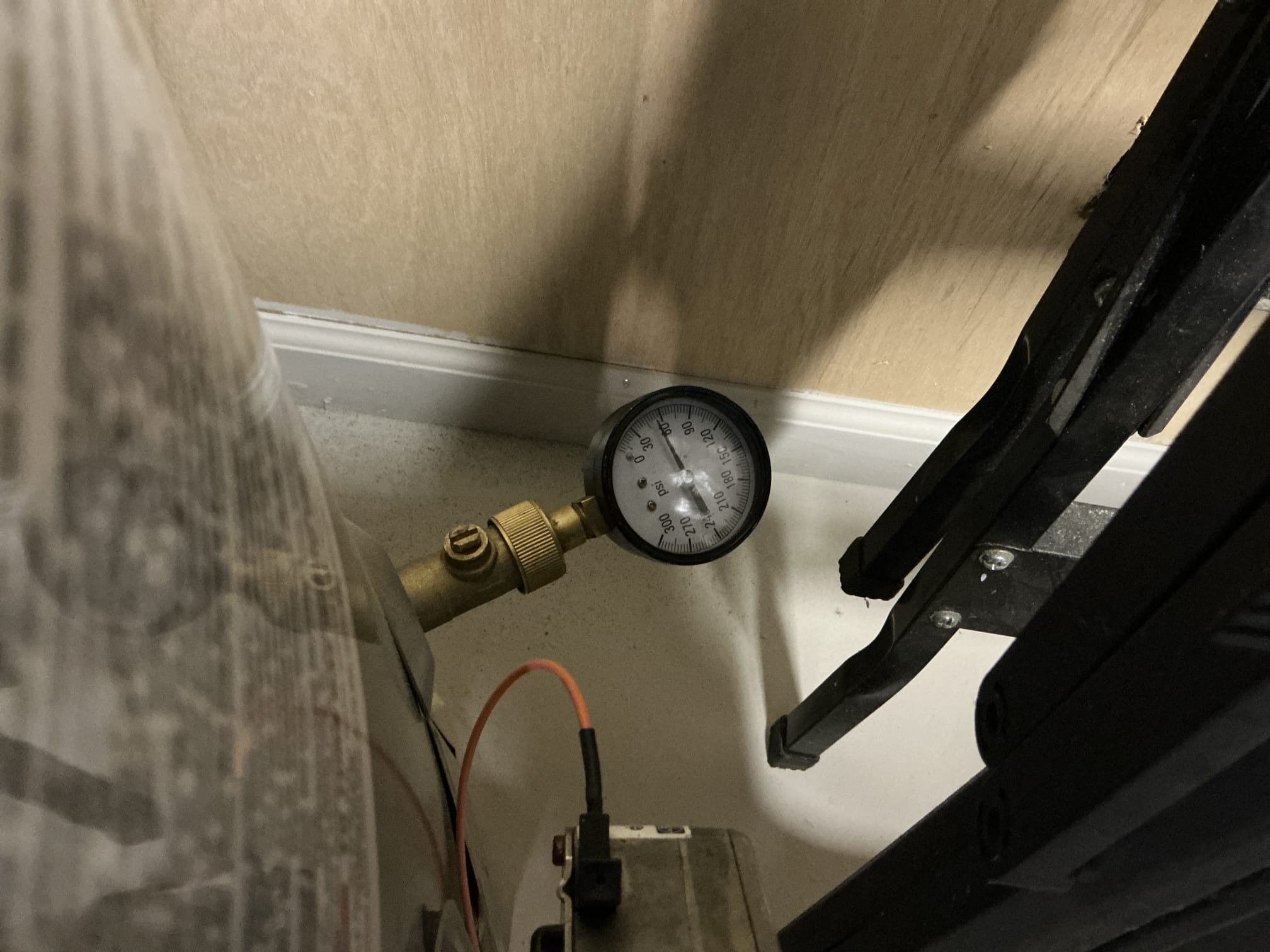 Left quote for water service 