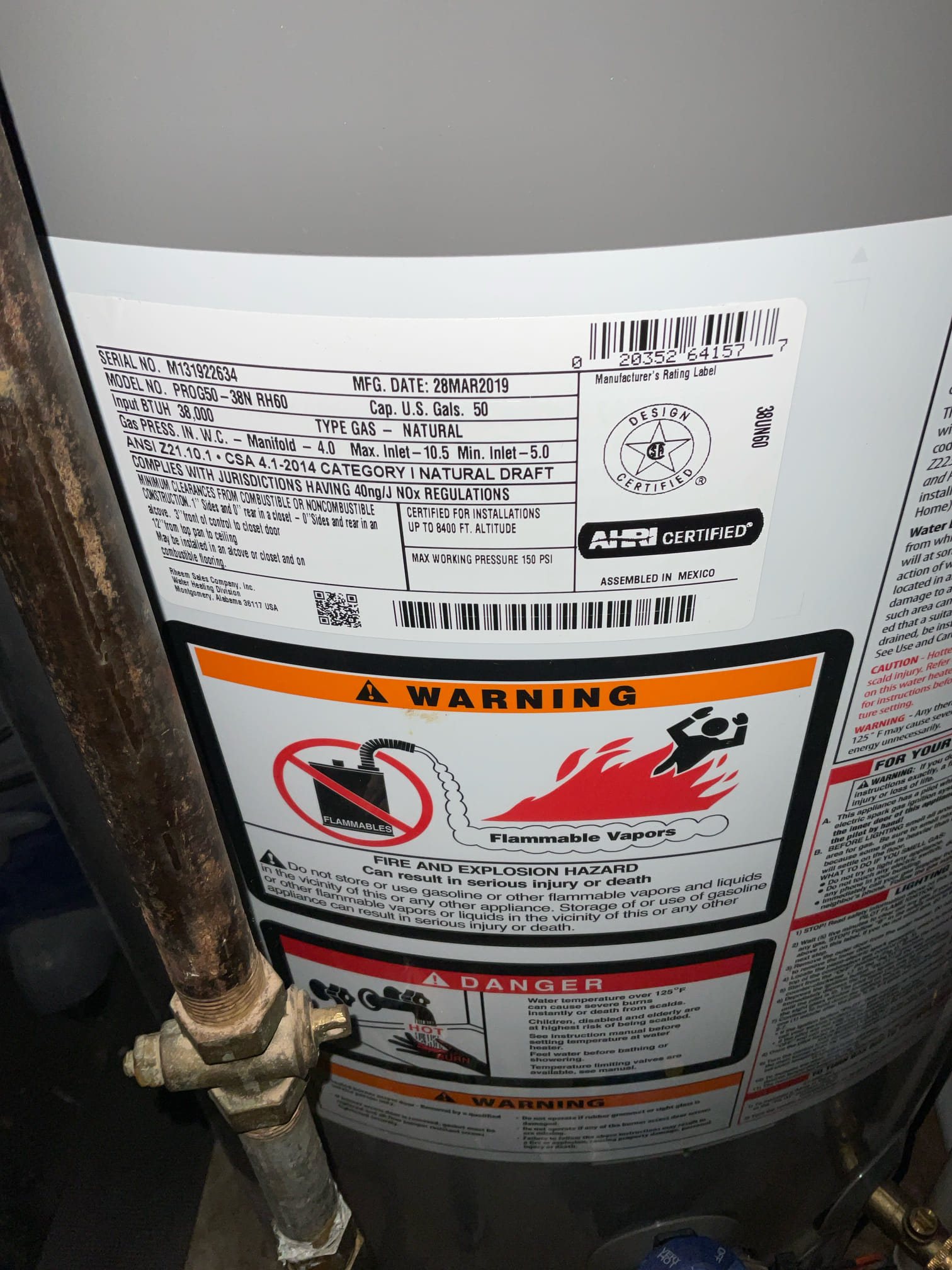 Customer stated that in master bathroom shower temperature wasn’t adjusting properly. Took a look and recommended a customer to buy new shower panel because if we start taking apart existing shower panel, it may break and process due to rust. Also checked pressure to home and pressure was above 80 psi. Attempted to adjust PRV blood pressure was still above 80. Recommended to have a new PRV installed and will send quote to do so.