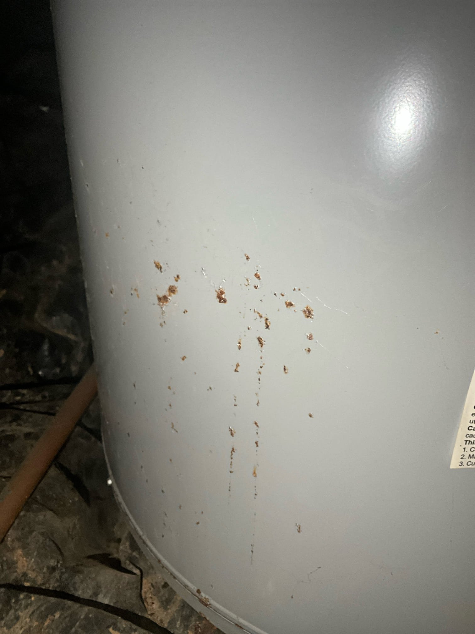 Customer had a widespread faucet in unit bathroom that was dripping after manufacturer sent new cartridge for replacement. Checked house pressure to rule out underlying high pressure as a possible cause. House pressure is in a safe range. Noted to customer that heater was manufactured in 2015 and was showing signs of rust on the body. Offered customer to fix faucet leak as a courtesy if done in conjunction with a new heater. Customer accepted. Replaced the heater with a new drip pan, shutoff, and strapped thermal expansion tank. Tested all work to ensure proper function and no leaks, none were found.