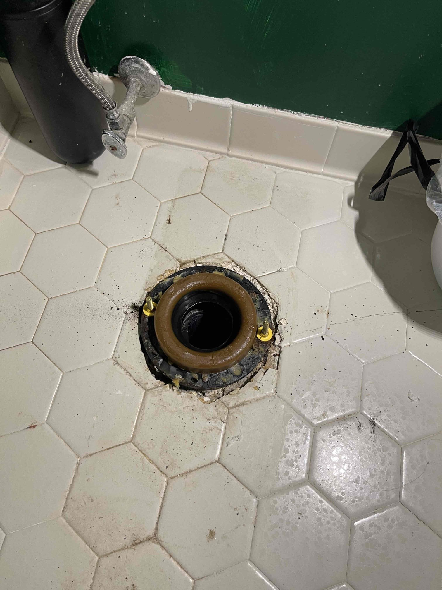 Came out for reoccurring back up. Found flat spot on the drain in the basement. Did sewer camera inspection. Pulled toilet on main floor bathroom. Found break in the line under the hvac condensor. Root intrusion in the line was the main culprit causing the back ups, left quote to replace damaged section of the drain line. Customer has to get hvac unit moved before work can be done. 