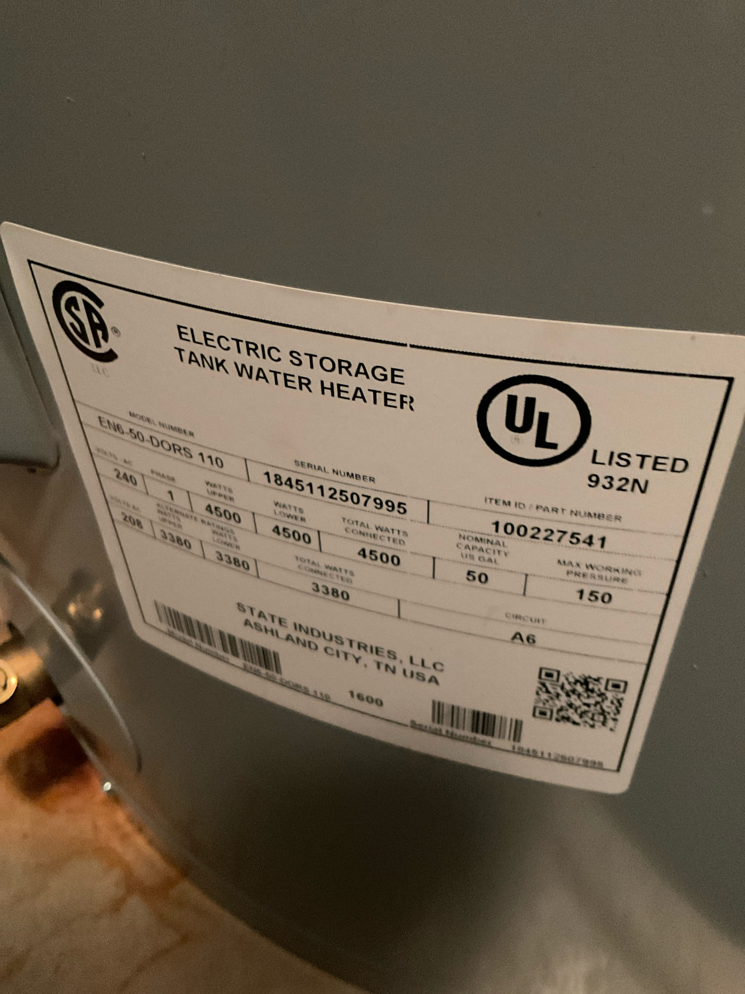 Quoted water line replacement today 