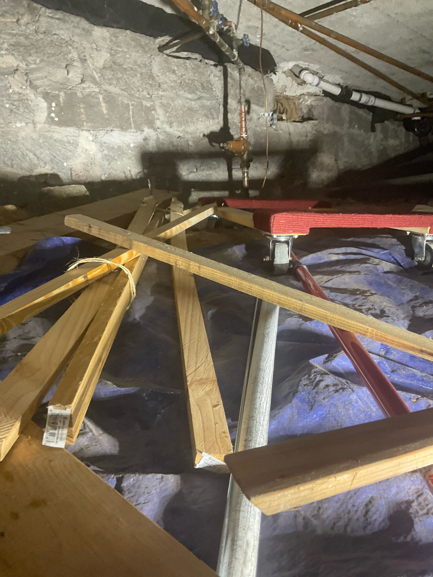 Replaced an old 40 gal gas water heater , installed new heater , expansion tank , new Prv and new 1/2 trac pipe with shut off valve to heater . 