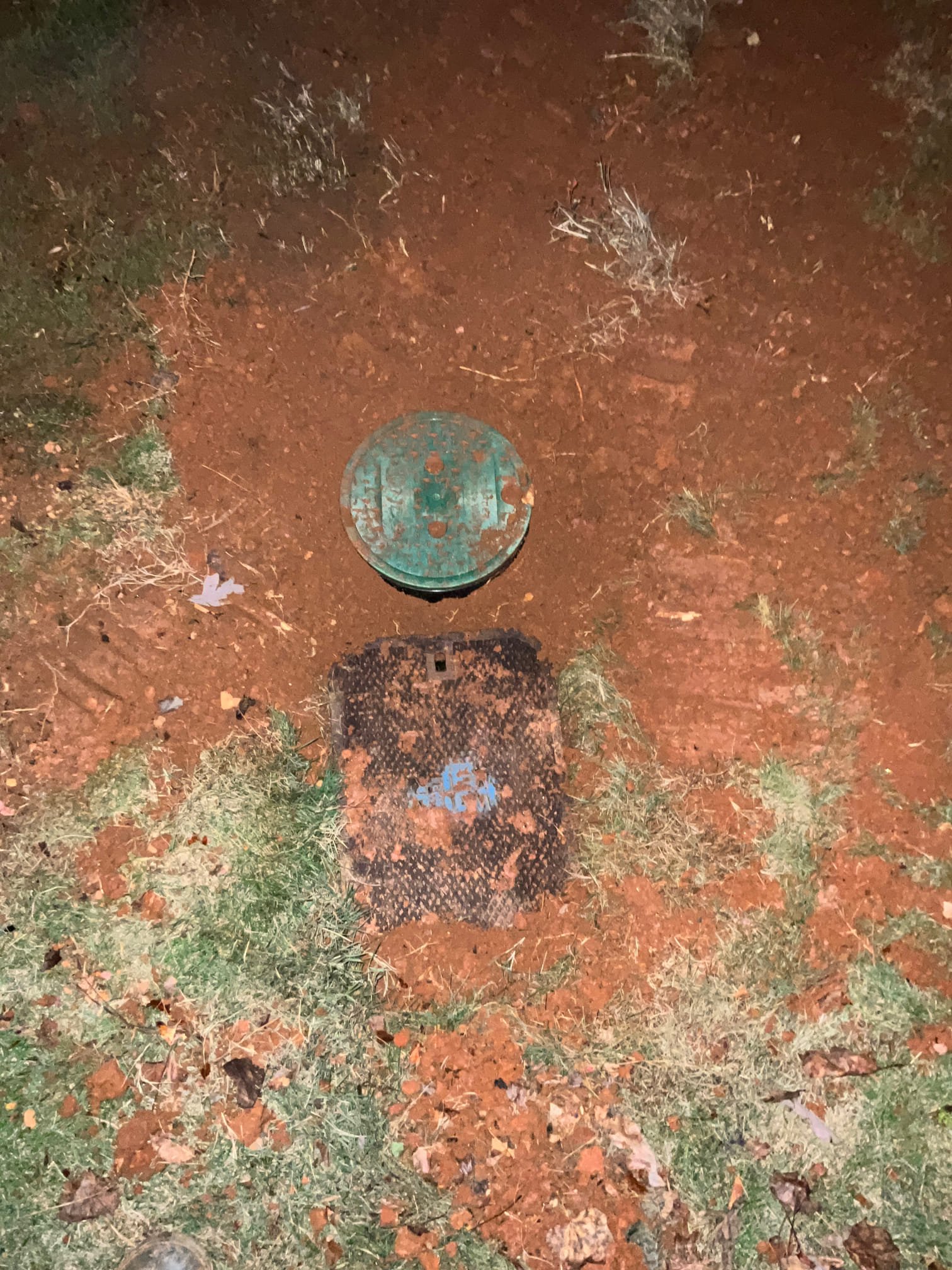 I came today to install a new water service. I started by digging two holes one at the meter and one at the house. I had to wait for the septic company to install new drain fields. After they finished there work I trenched both the holes together. I also sleeved the new water service with 2 in pvc due to the drain fields. I also installed a new ball valve and new meter box. Tested system and system is working properly with no leaks or issues. After I tested I backed filled. 