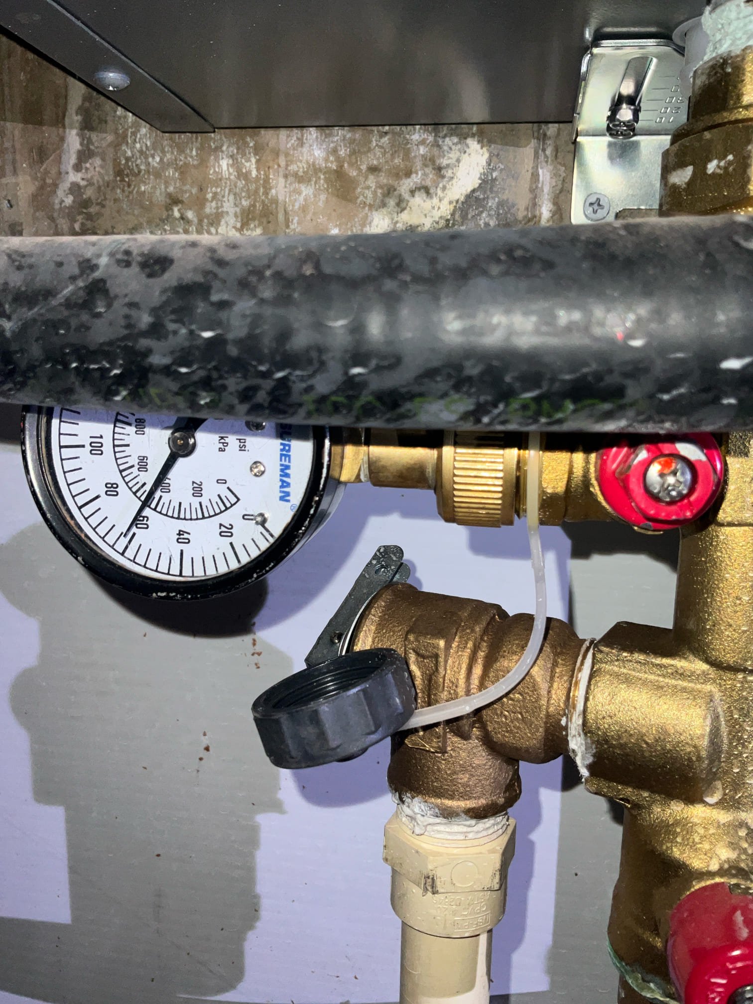 Customer had both sinks in the master bath draining incredibly slowly. Children’s sink on the opposing wall was backing up into the master sinks. Did a combination of snaking the drain in combination with a drain solvent. Made customer aware that due to the nature of stoppages and the unknown material of pipe in the wall, that there is no warranty on drain cleaning services. All three sinks are draining properly now with no issue. 