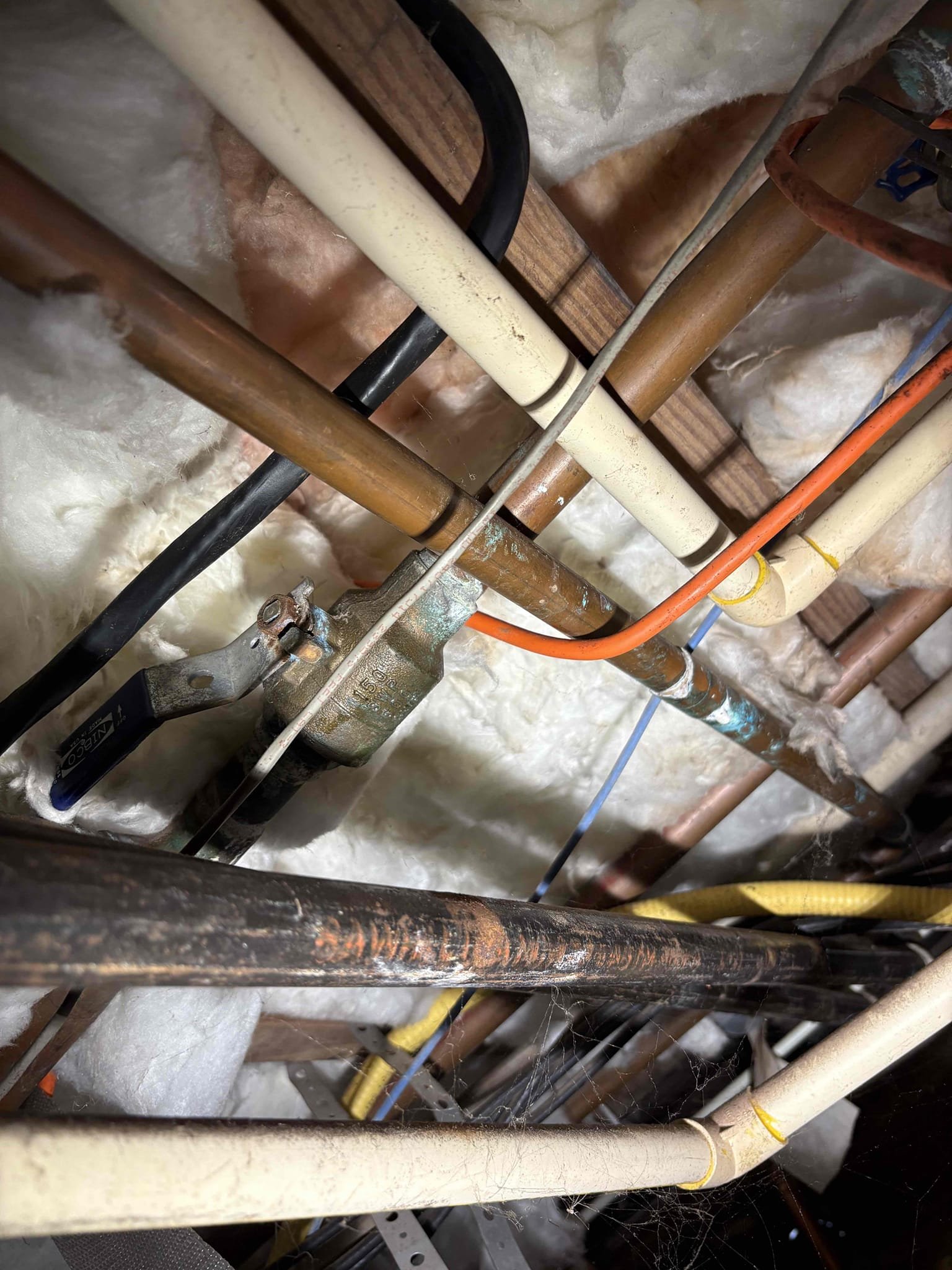 Came out today to replace the old and leaking 30 gal nat gas water heater with new AO SMITH thin diameter water heater due to the location of the unit in the laundry room. Added new ball valve shutoff, new properly supported thermal expansion tank, new gas shutoff, and new coated gas flex per code. Capped the pan line, as there is nowhere to run a drain line to. Reconnected the t&p relief line that goes through the floor with cpvc pipe and fittings. Once we got water turned back on, filled up new unit, got all air out then lit the water heater. Everything all good and no leaks. 

6 yr manufacture warranty 
2 yr parts and labor through us. 