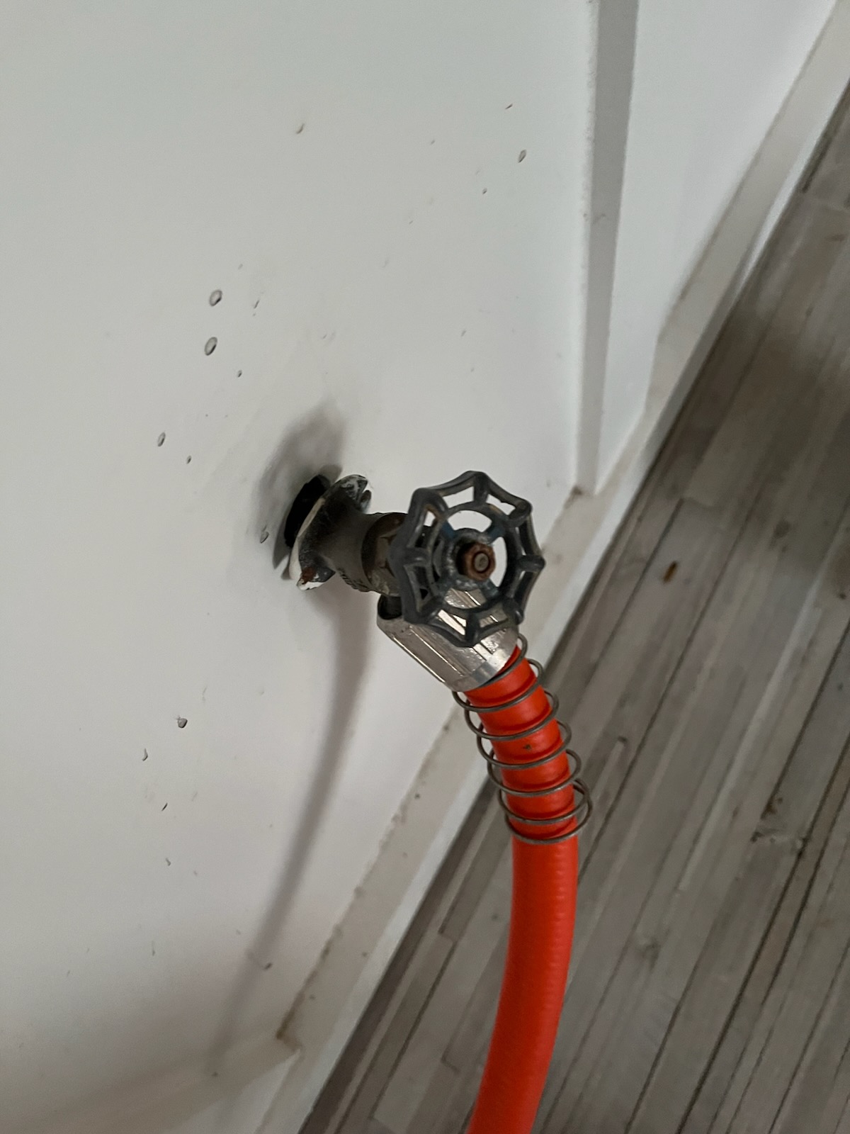 Price is to replace the front and rear hose bibs. The front hose bib will have to be chipped out and mounting it may cause damage to the stone on the front of the home. Chen Plumbing isn’t responsible for repairs to broken stone.

Customer had a front hose bib that was hard to access because too much stone was built around it and the rear one was sticking out too far. Replaced the front by chipping out stone and grout. Remounted into the wall and made the threaded adapter more accessible. Replaced the rear hose bib and mounted flush to the wall. 