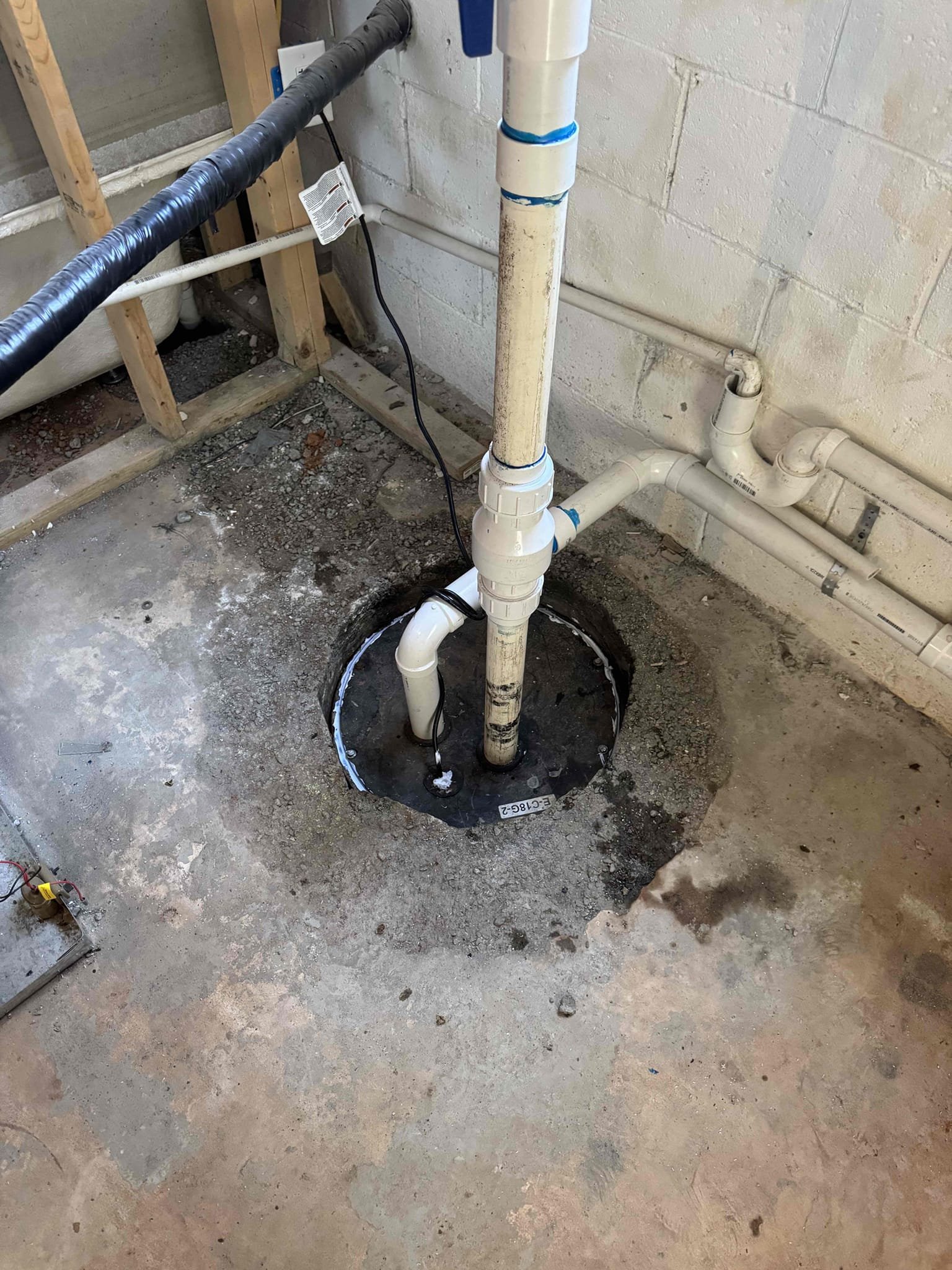 In basement remove existing pump. Furnish and install new sewer injection pump with new ball valve and check valve.

Customer said that toilet in basement wasn’t flushing. Diagnosed issue and found that sewer ejection pump was kicking breaker and that pump has burnt out. Stated to customer that pump will need to be replaced and customer agreed. Removed all sewer ejection pump and furnished. Installed new sewer ejection pump with new check valve. Tested by letting pump kick off multiple times and at this time pump was working as it should. Also ran all fixtures in bathroom and everything was working properly and toilet now is flushing as it should. Cleaned up work area.