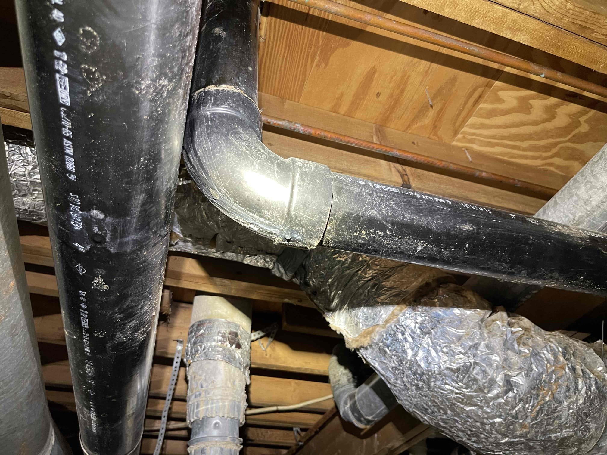 Located blockage in the middle of a belly in the crawlspace. To fix the belly, it will require lower the septic tank outside and redrill it through the foundation wall. Left quotes for repair work. Customer going to reach out to his septic company for more quotes. House is currently draining, will back up again. No warranty on drain cleaning services. 