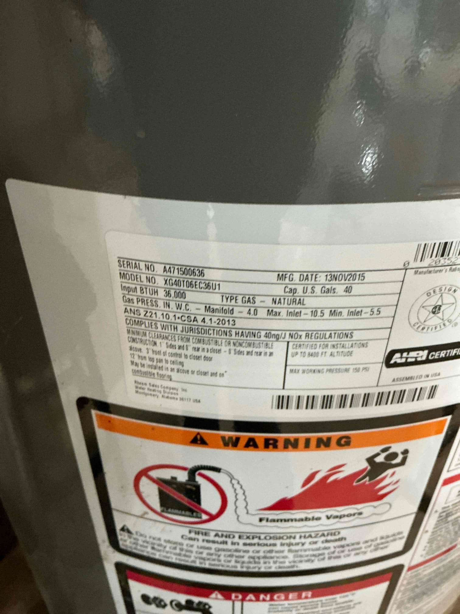 Left quote for vandalized plumbing repair 