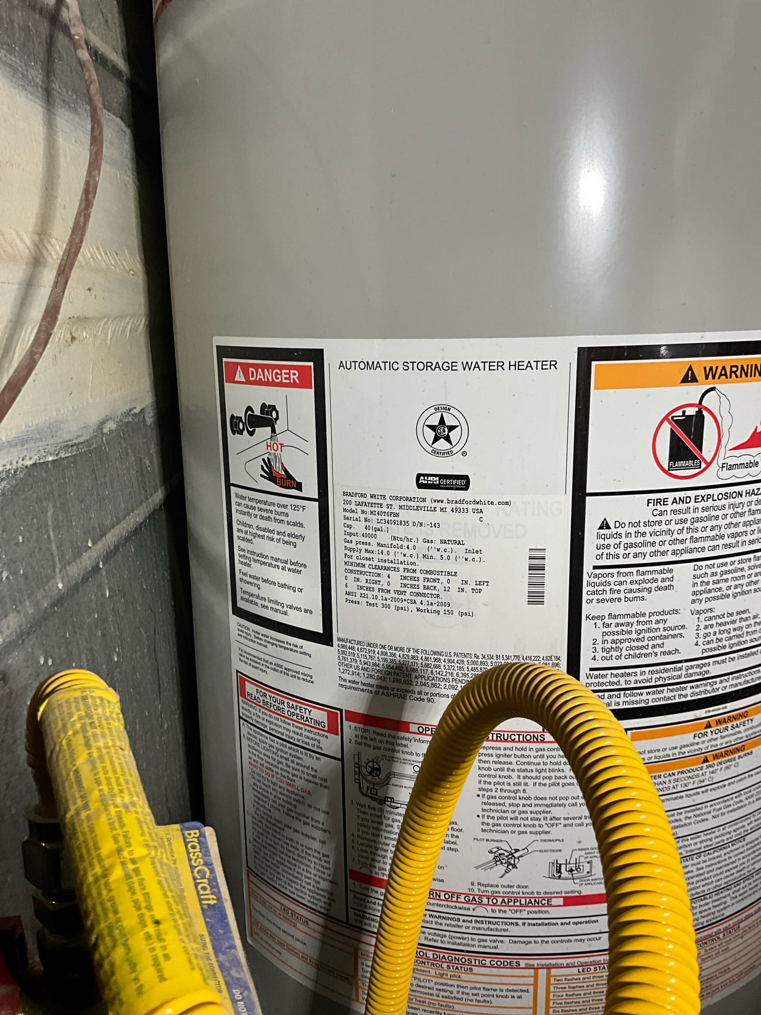 Call for hot water issue and pressure in shower.

Arrived and spoke with Mr. Ashim. He has several problems with showers upstairs. Master showers both have poor water pressure when hot water is called for. His daughter’s shower has poor water pressure on both hot and cold. Hot water takes a long time to be delivered to the master shower as well.

I inspected the plumbing system and found the following: 
Two 11-12 year old Bradford white atmospheric draft gas water heaters, ran in a series. A recirculating pump had been installed with a crossover tees in daughter's bathroom, under furthest vanity. Shower head and mount in this bathroom full of sediment and debris. I cleaned as much as possible and flow appears to be fully restored. No significant amount of sediment found on cold only lines such as toilet tanks. Pressure regulating valve is less than a year old, with the previous valve being from 2018, as stated by homeowner and prior plumber. PVC main from meter to home, 5en transitions