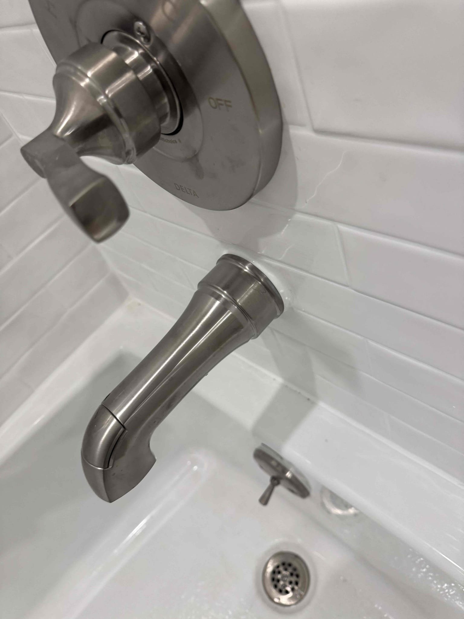 Customer stated that toilet on main floor was backing up. Used auger and cleared stoppage. Flushed toilet multiple times and now toilet is flushing as it should. Also, customer asked if I can look at what Shane previously came out to look at about a leak. Recommended a customer to pull toilet and run camera to inspect line and customer agreed. Pull toilet and ran camera out to the garage and in the first 20 feet found some construction debris that caught toilet paper and caused a stoppage at one point which caused water to back up a toilet flange. Also toilet flange was sitting too low. Rework piping and stopped out at 3 inch piece of pipe and will need to return after reliable restoration is done to install flange and reset toilet. Also guest bathroom upstairs pool toilet, and inspected and found that flange was also sitting too low. Replaced flange and reset toilet and tested. No leaks were present at this time. Caulk around base of toilet. Also, Shane left customer quote to do some 