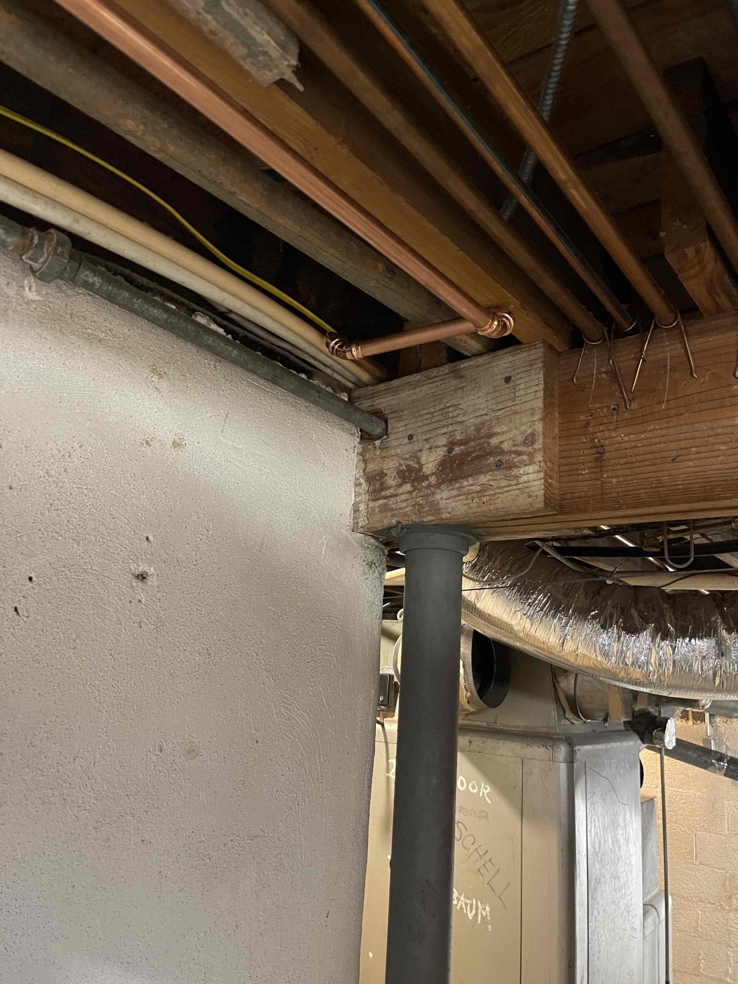 Shut down building at the meter and drained. Cut out ball valve and replaced. Repressurized buildings so no one was without water while we finished repair work. Replaced additional 30’ of piping and retied in fixture piping that was removed. Replaced hose bib. Tested to ensure a leak free install. 