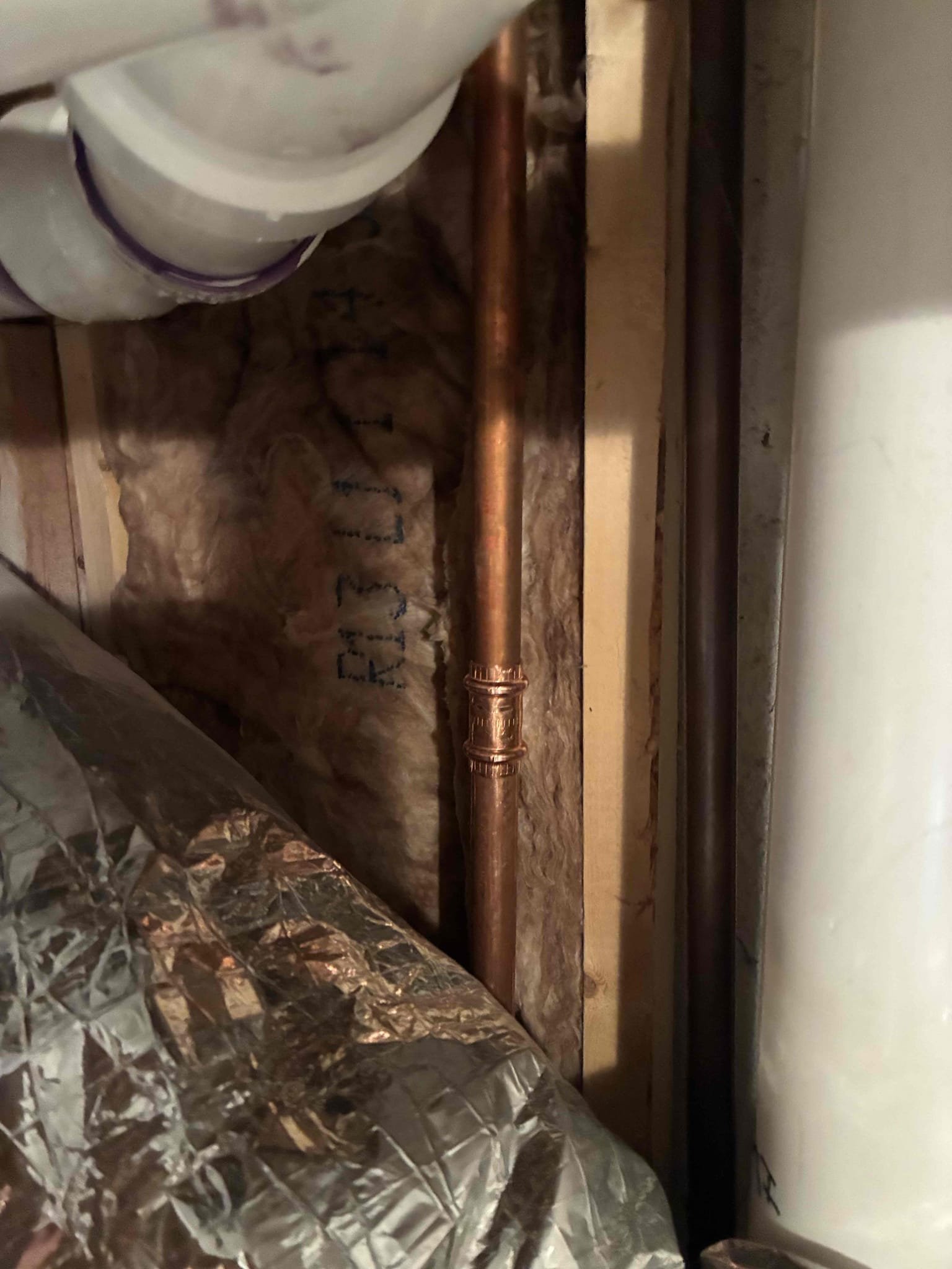 Customer had a couple of customer provided shower cartridges that needed replacement. Also looked at three-quarter copper line leaking due to oxidation of piping. Piping is only 10 years old. Gave options for repairs/replacements. Also gave additional options for water filtration. shut off water and replace both cartridges then replace the section of three-quarter copper to fix leak. Checked all areas of work for leaks and proper function.