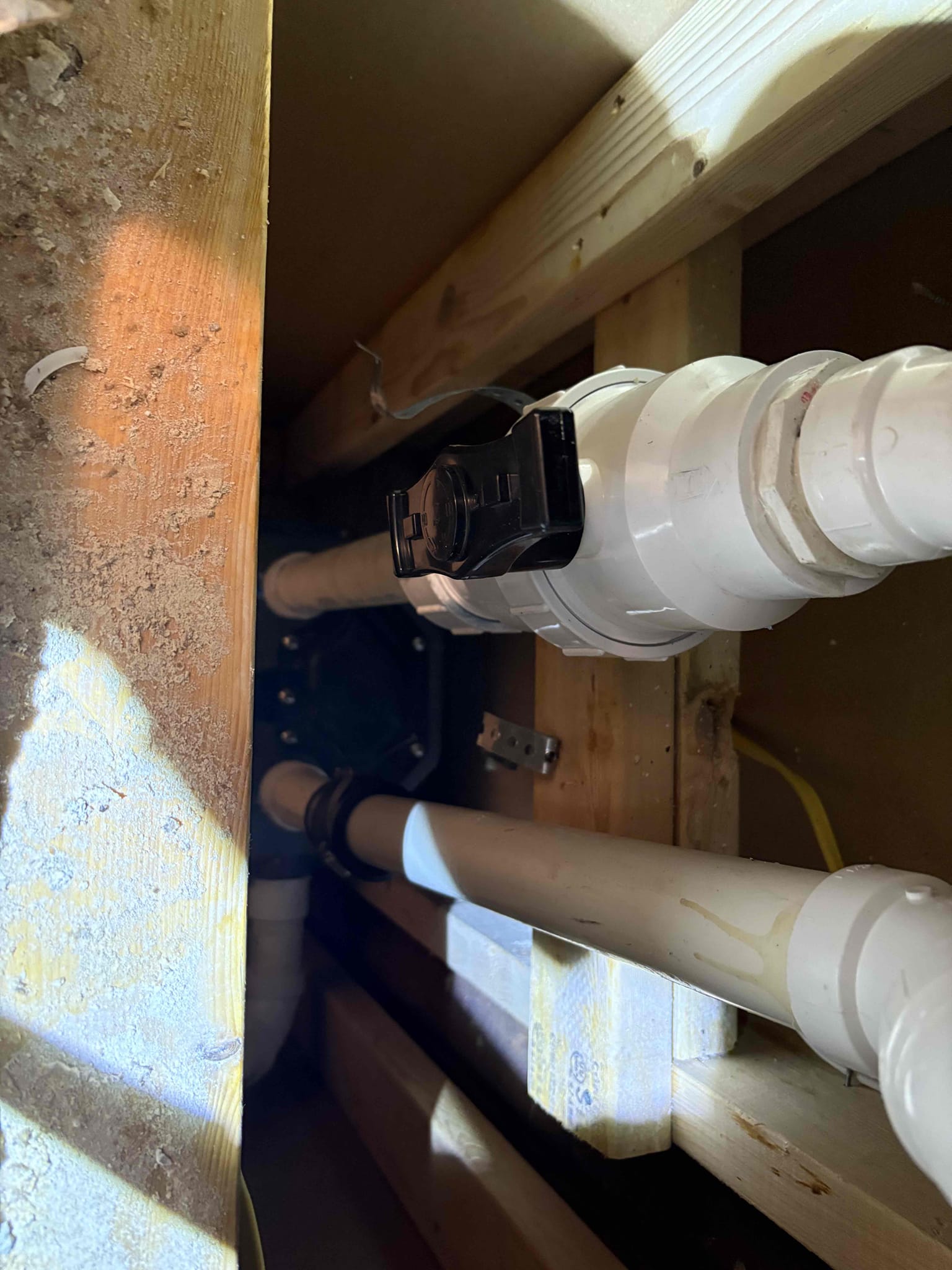 Client called us out today due to their under sink pump for basement kitchen drain had failed and was no longer working. The check valve on the old pump was not functioning, which is the most likely cause of the pump burn up. Cut out old pump and check valve, and replaced with new liberty pump of same model. Once all connections were made, tested for proper function and leaks, there are none. 

1 yr parts and labor warranty