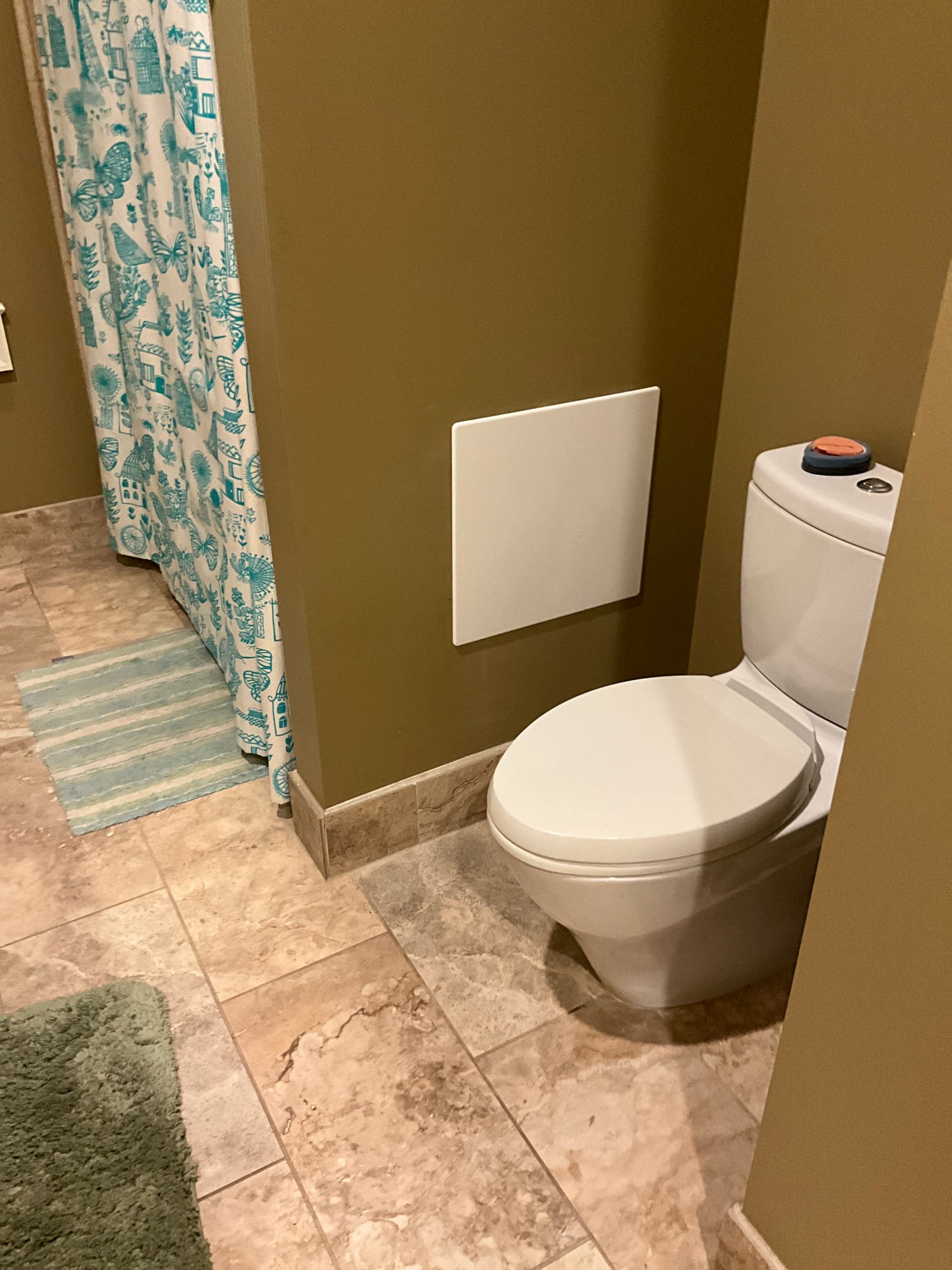 I came today to install a new water heater and new shower valve. I cut out the old water heater and started draining it. Then I when and cut a hole in the back off the wall in the bathroom to replace the shower valve. After I cut the hole I cut out the old shower valve. Next I installed the new shower valve and trim kit. Newly I installed the new water heater with a pan and new thermal expansion tank with a mounting bracket. I also installed a recirculating pump with a comfort tee that I installed under the kitchen sink. Tested all systems and all systems are working properly with no leaks or issues. 