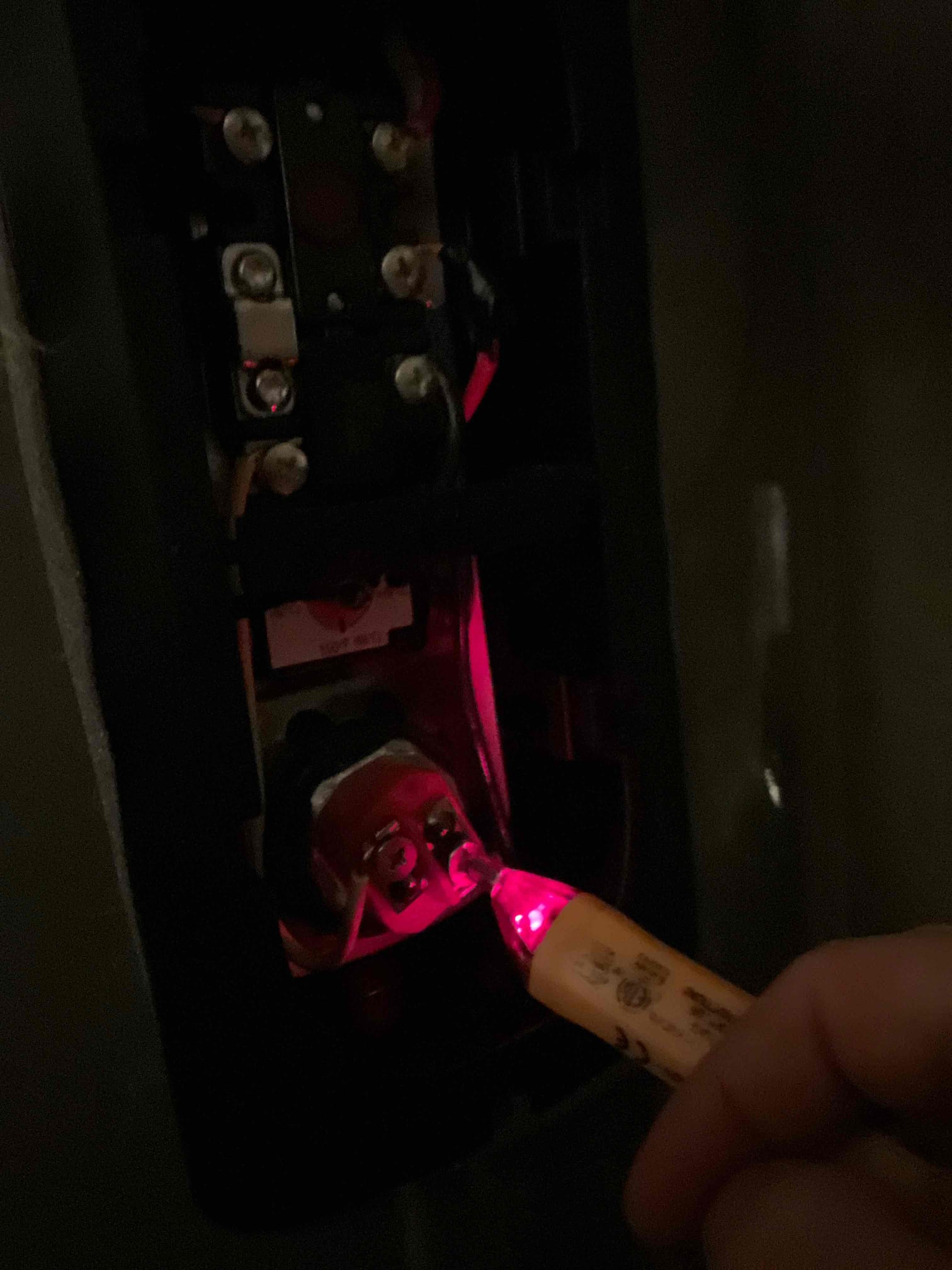 Arrive and found there was no power to the unit. Reworked and restored power to unit to allow it to properly heat water in the home. Isolated the outgoing hot line and waited 10 minutes to confirm water is heating up. Customer stated that there was hot water upstairs but none in basement or main floor. Since there was no power to the new unit in the basement since yesterday there should have been no hot water anywhere. Found an almost 15 year old tankless unit in the attic with no service history and a code for heavy scale flashing. This unit needs to be replaced as any servicing of an unserviced tankless after around 7 years is too likely to cause leaks. Will return tomorrow to install tankless unit and restore proper hot water to the house.