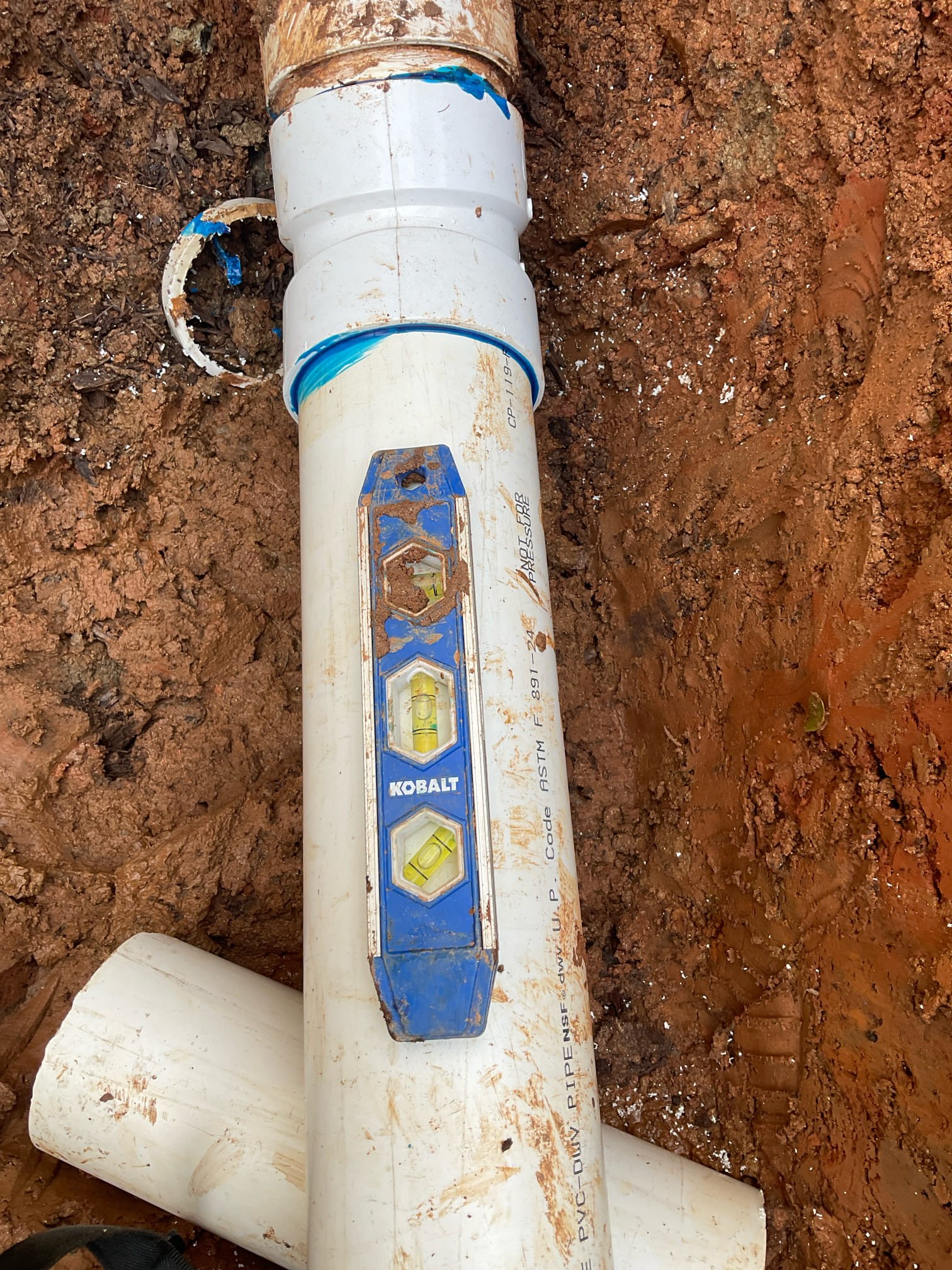 Fixed house pvc sewer line back pitched in multiple area , include dig up outside with excavator correct slope , replaced a 50 gallon gas water heater with Rheem pro 6 years warranty heater , pan , expansion tank included 