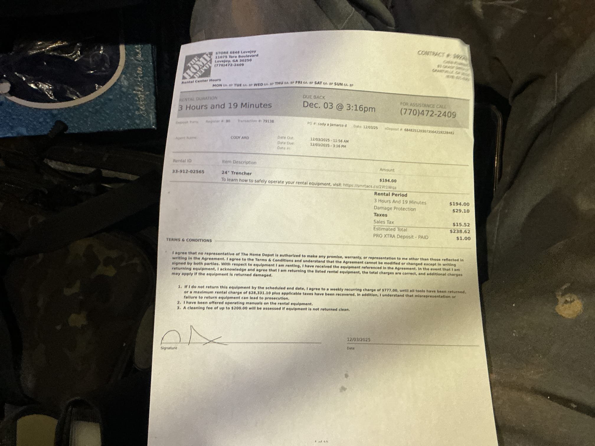 Replaced customers leaking water service with 3/4 per piping. Tunneled under sideway and drilled new penetration in corner of garage in order to get new line into home. Ran 30-40ft of inside piping back to main valve of home. Installed personal valve with meter box right after meter. Strapped all piping in place inside garage. Backfilled trench to rough grade to allow for natural settling. Turned on water then checked for leaks and proper function. 