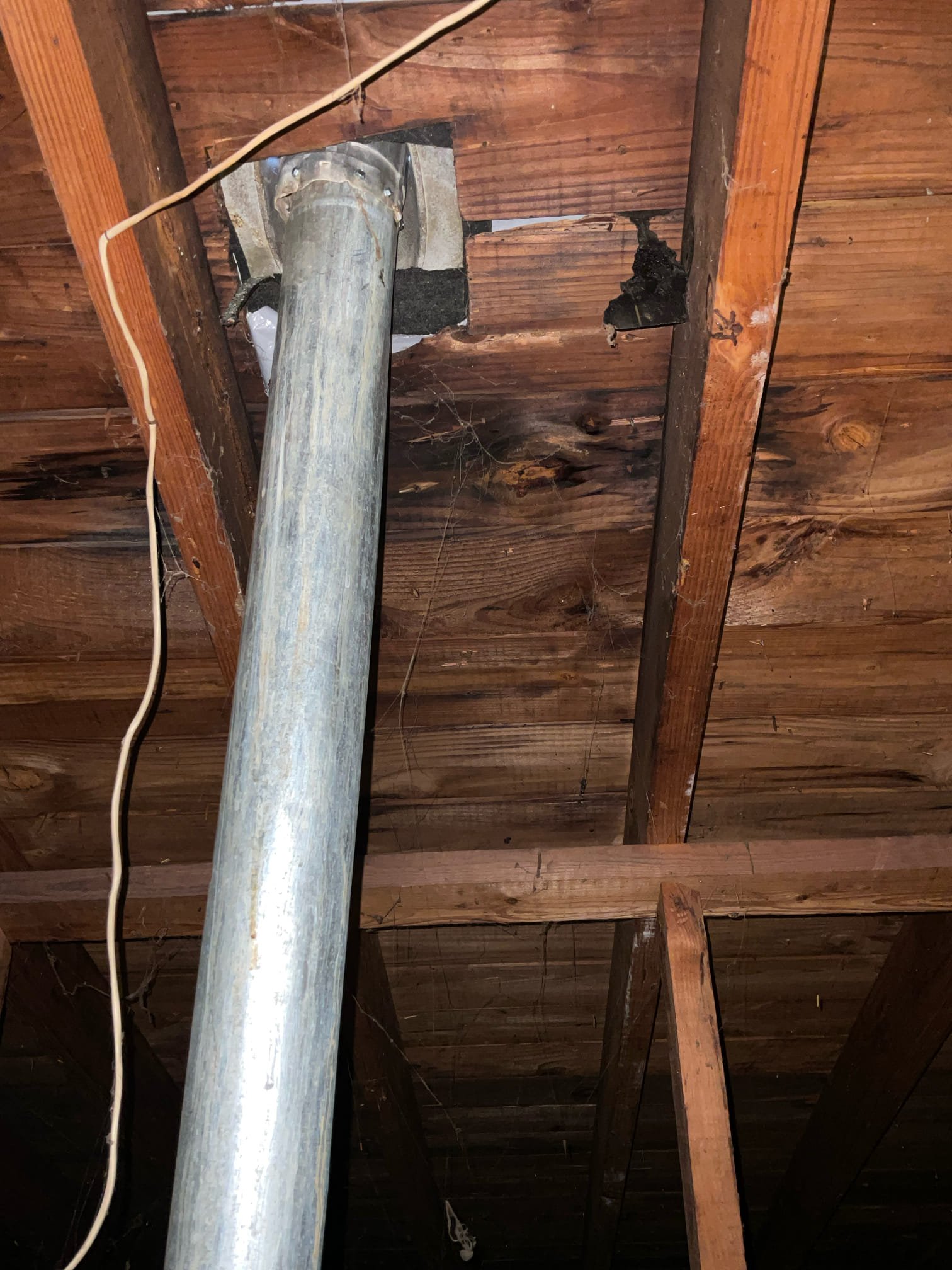 Checked problem , roofer need it to seal water heater vent pipe flashing 