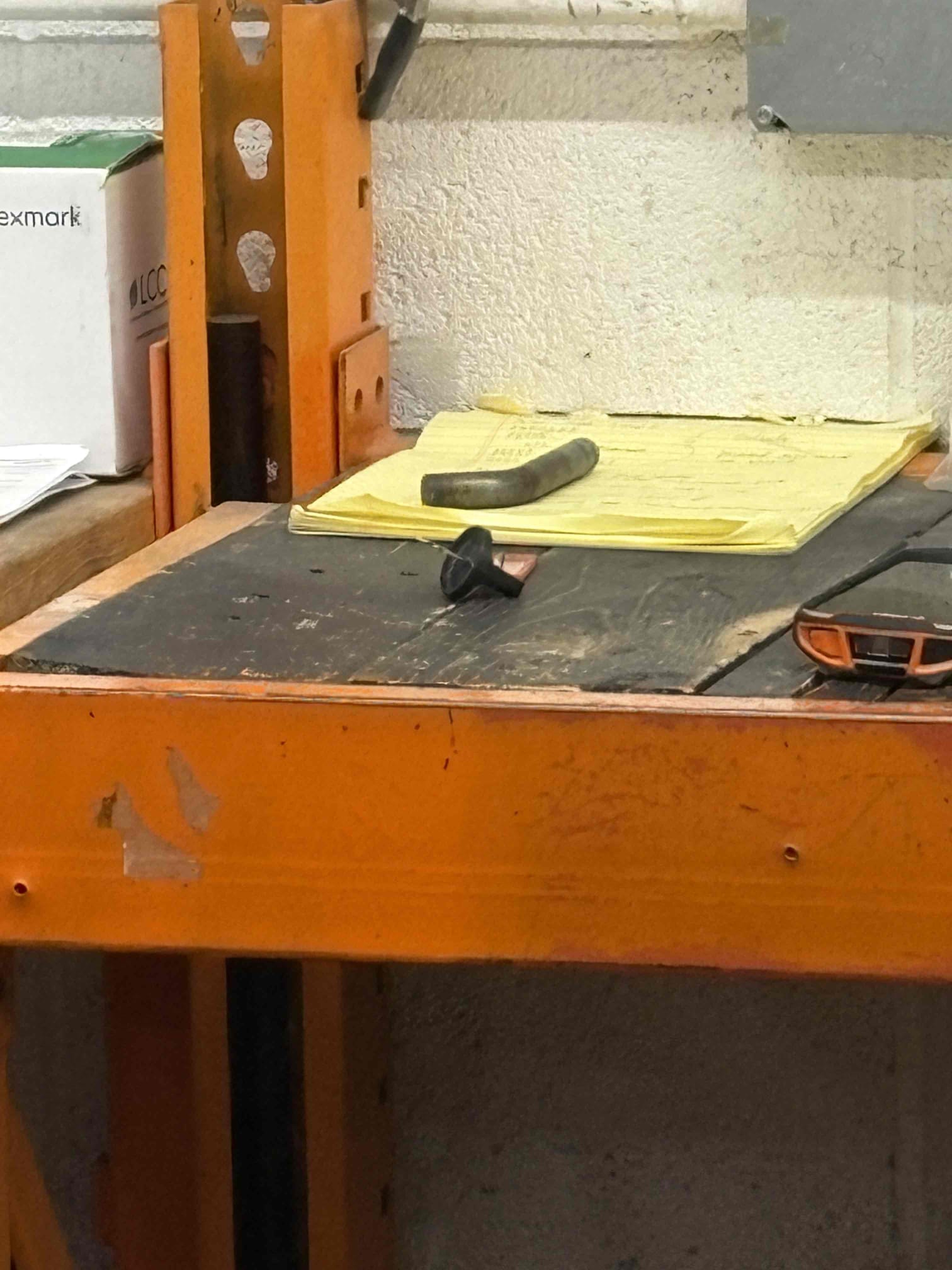 Came out today to install customer supplied garbage disposal as courtesy, and secured the front hose connection after making sure it functions.