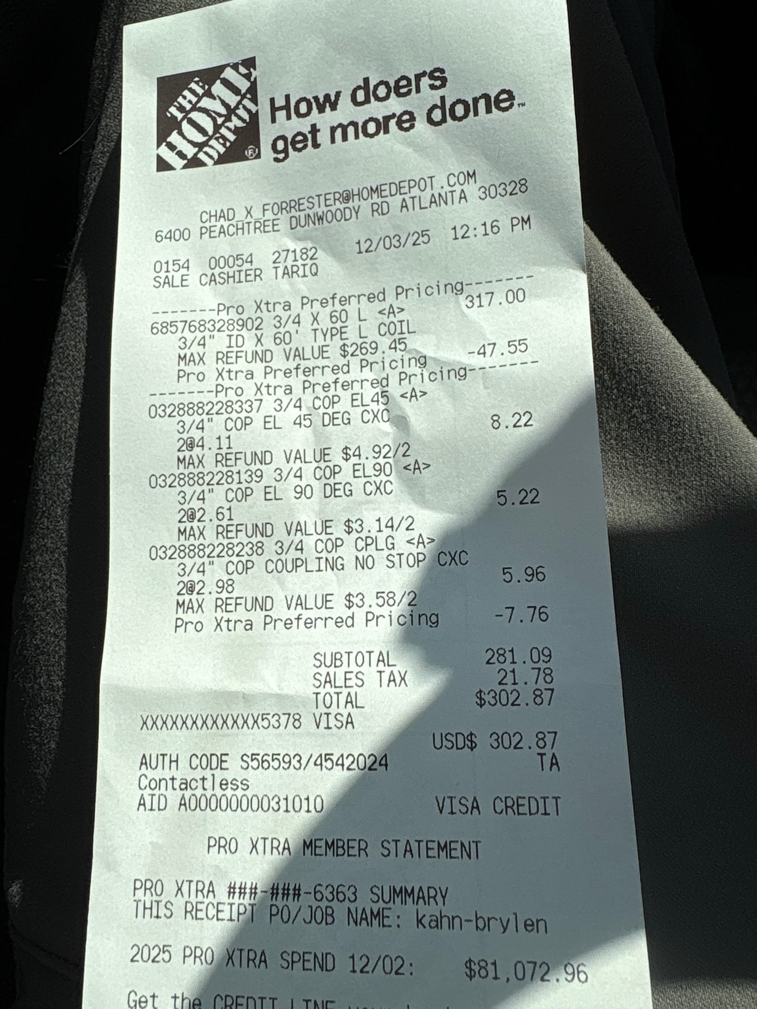 Today we did a full water service line replacement from water meter up to the home and into the crawlspace with new pressure reducing valve and new whole home water shutoff. Ran new line in a roll of 3/4” type L soft copper piping and added a ball valve shutoff at the water meter for homeowner. Backfilled to grade as best we could. 

Full water service replacement has 5 yr warranty. 

We also installed the 2 new shower valves in the upstairs bathrooms that we previously purchased last week. Once tile is done, we can come back and install the trim for the valves. Shower head, cover plate and screws and tub spout. Turned water back on, no leaks. 

Also, while reliable was doing their thing, they found a 3” pvc stack pipe that had screws in it, like the Sheetrock guys years ago thought they had a stud, but in fact had a pvc pipe. Cut out that section and reconnected it to our other new drain work in garage. 

Pulled basement bathroom toilet and assessed the flange. The flange was low, and
