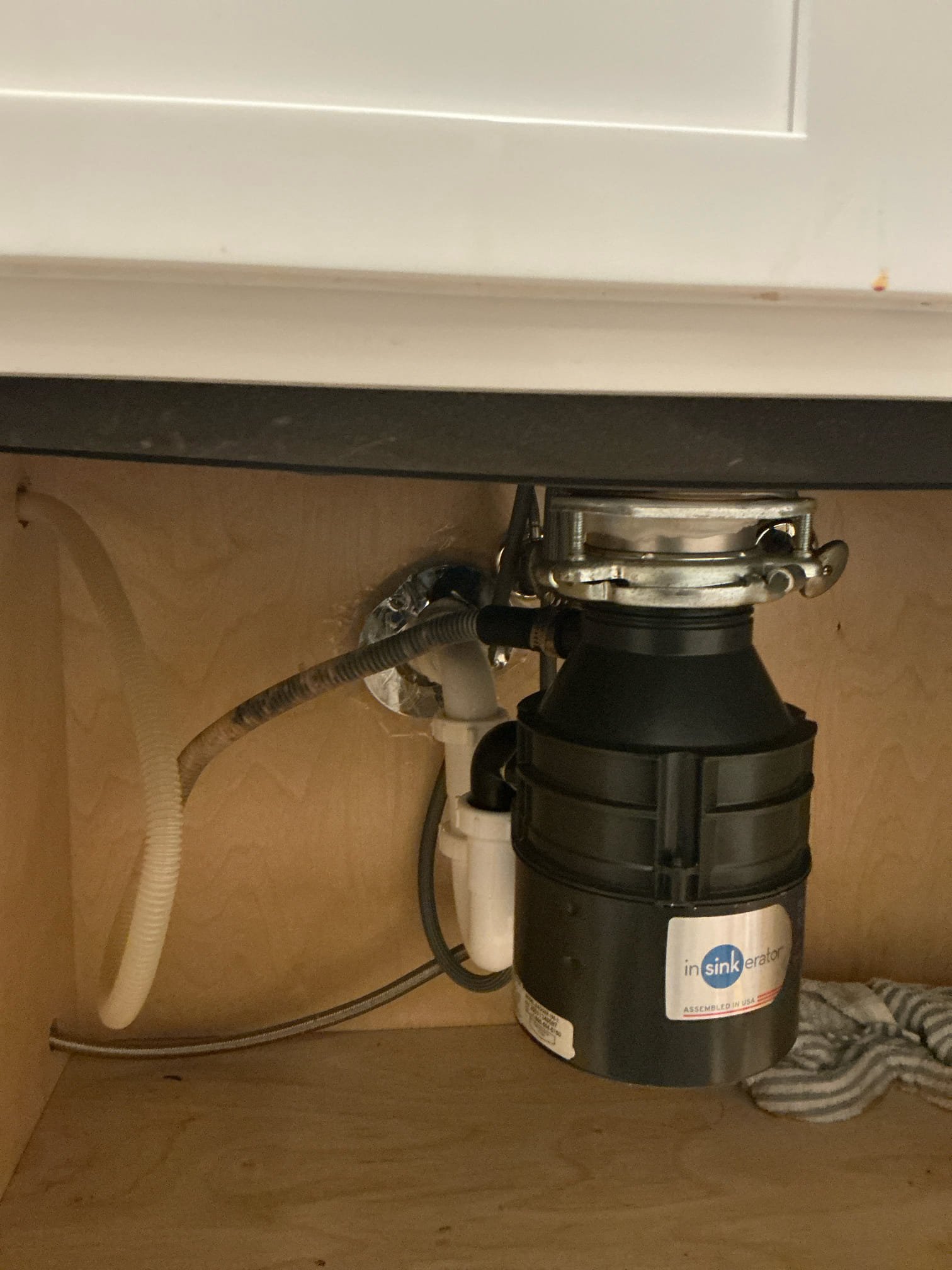 We were called out to address a leak leaking P-trap underneath kitchen sink after we determined what was the issue we gave customer quote customer approved replaced P-trap as well as accompanying extension tube, we did  notice that the rough in height for the drain line was too high. Customer understands that for a proper fix the drain line would have to be dropped approximately 8 inches to accommodate the P-trap properly.



After work was completed, we thoroughly tested and insured no leaks were present. Everything is working as intended at this time.