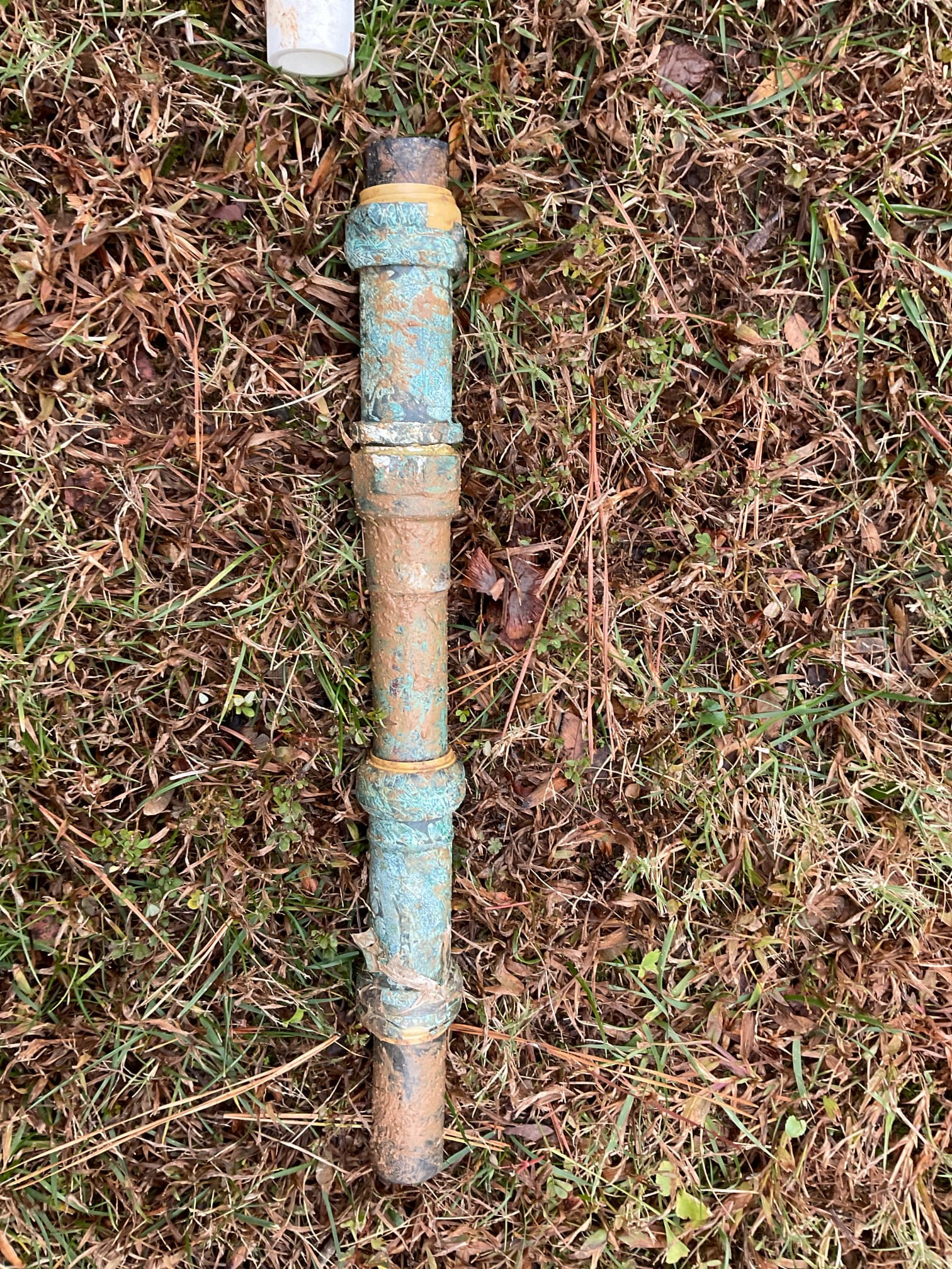 Repair main waterline that is 1 inch.

Customer stated that there was leak on main waterline. Gave customer options for repairs and customer agreed. Dug up yard and found leak on shark bite fittings. Remove section of pipe and replaced with new pipe. Tested and no leaks were present at this time. It also spotted a meter for any additional leaks. Cleaned up work area.