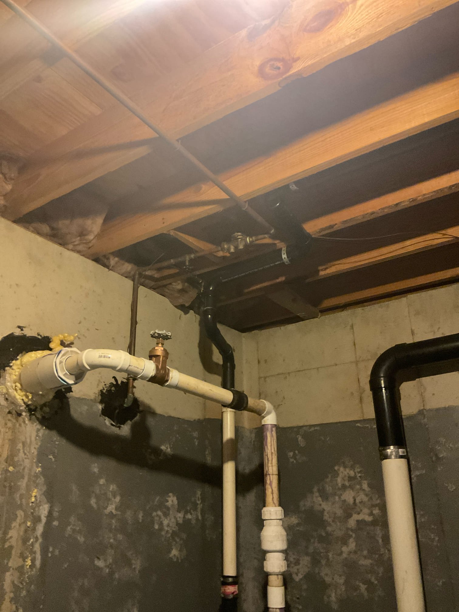 Replaced a old 50 gallon, gas water heater , expansion tank , Pan , new shut off valve for water and gas , new flexible connector , new Prv installed 