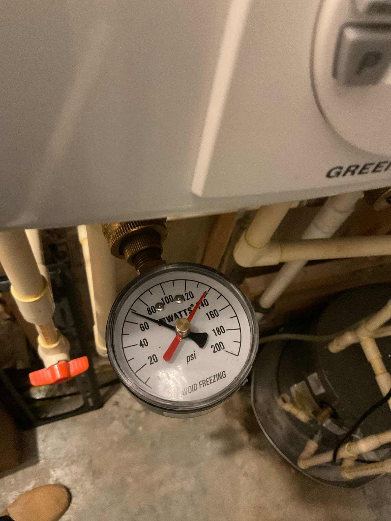 Cut and remove existing water water heater and cap lines.

Removed small water heater per ESOG request and left it in kitchen.capped off lines. Will returned later to reinstall water heater.