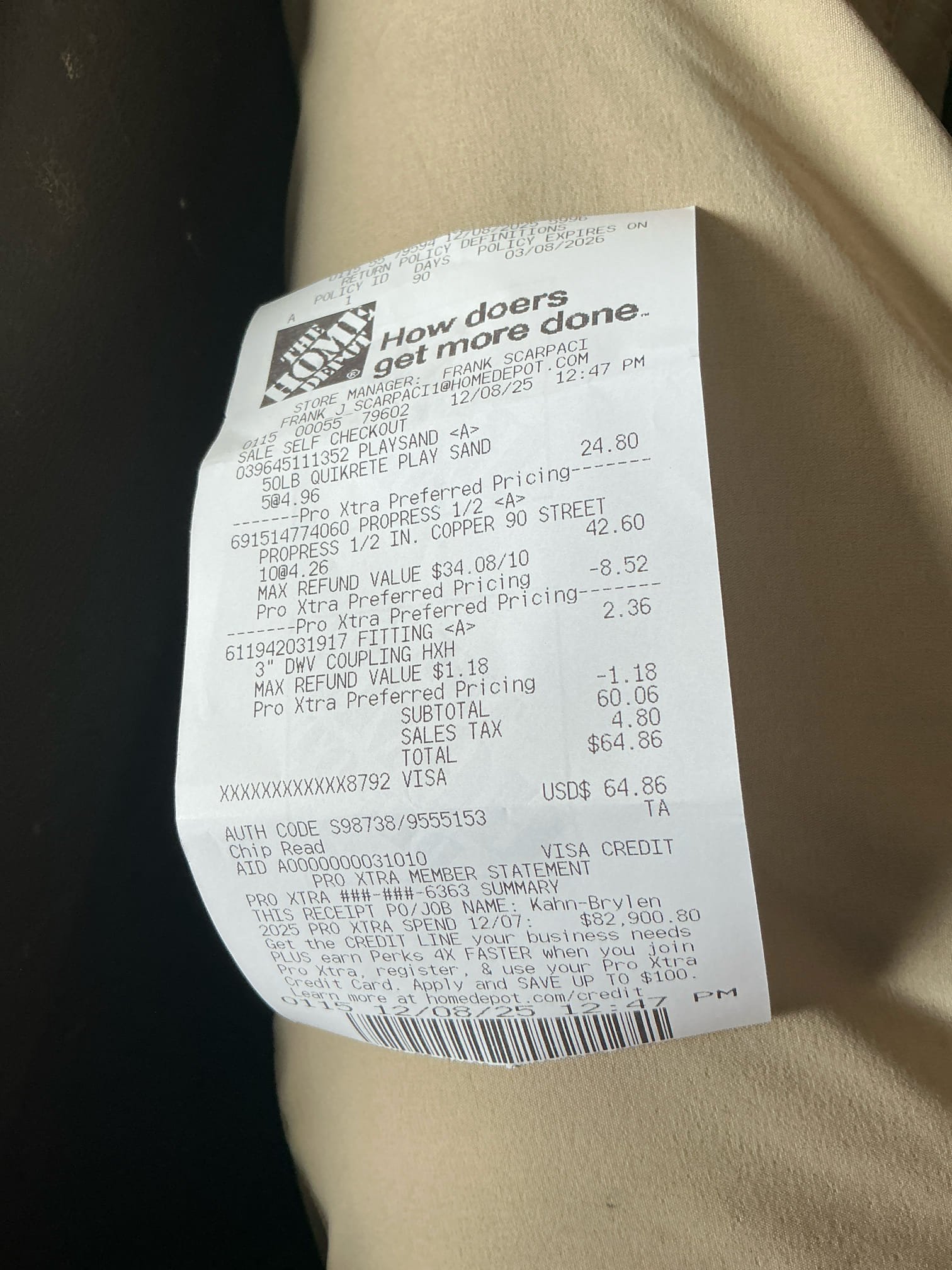 Returned to finish the job(s) from last week. Shower valves, 2 bathroom copper repipe, and basement toilet flange replacement, with installing customer supplied toilet. 
