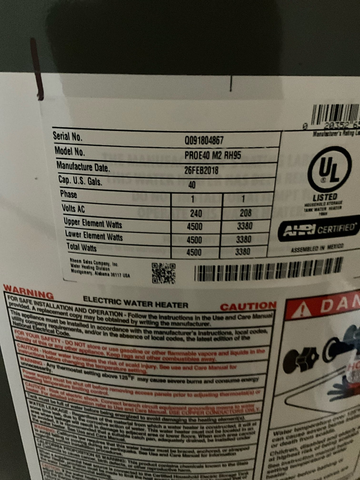 12/9/25 AM:
Removed the existing heater from the wall to give the crew access to the wall for work to complete. Will return this afternoon to reinstall the heater.