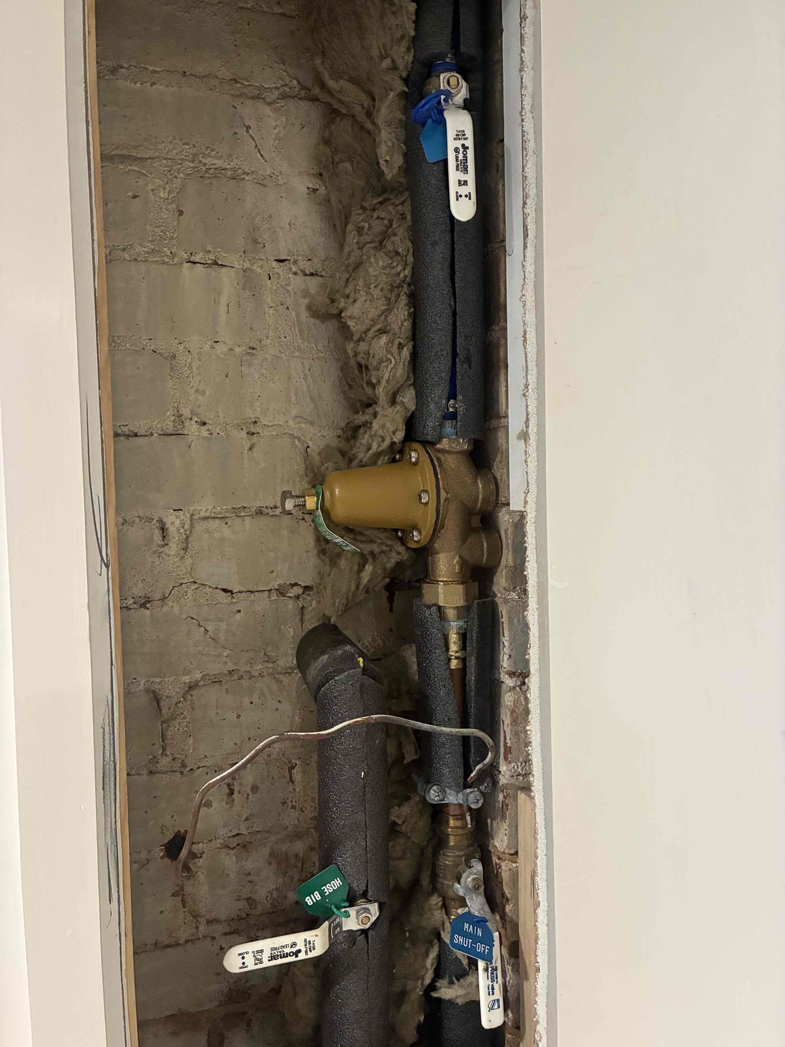 Customer had a few issues to address. Gave options for maintenance/replacements. Pressure was above 80 PSI. Replaced PRV and set pressure to 65PSI. Checked pressure in all areas to ensure pressure was good. Also replaced whole house filter and minor toilet rebuild. Lastly flushed tankless water heater for 45mins to remove buildup within heater. After all work was completed, checked for leaks and proper function.