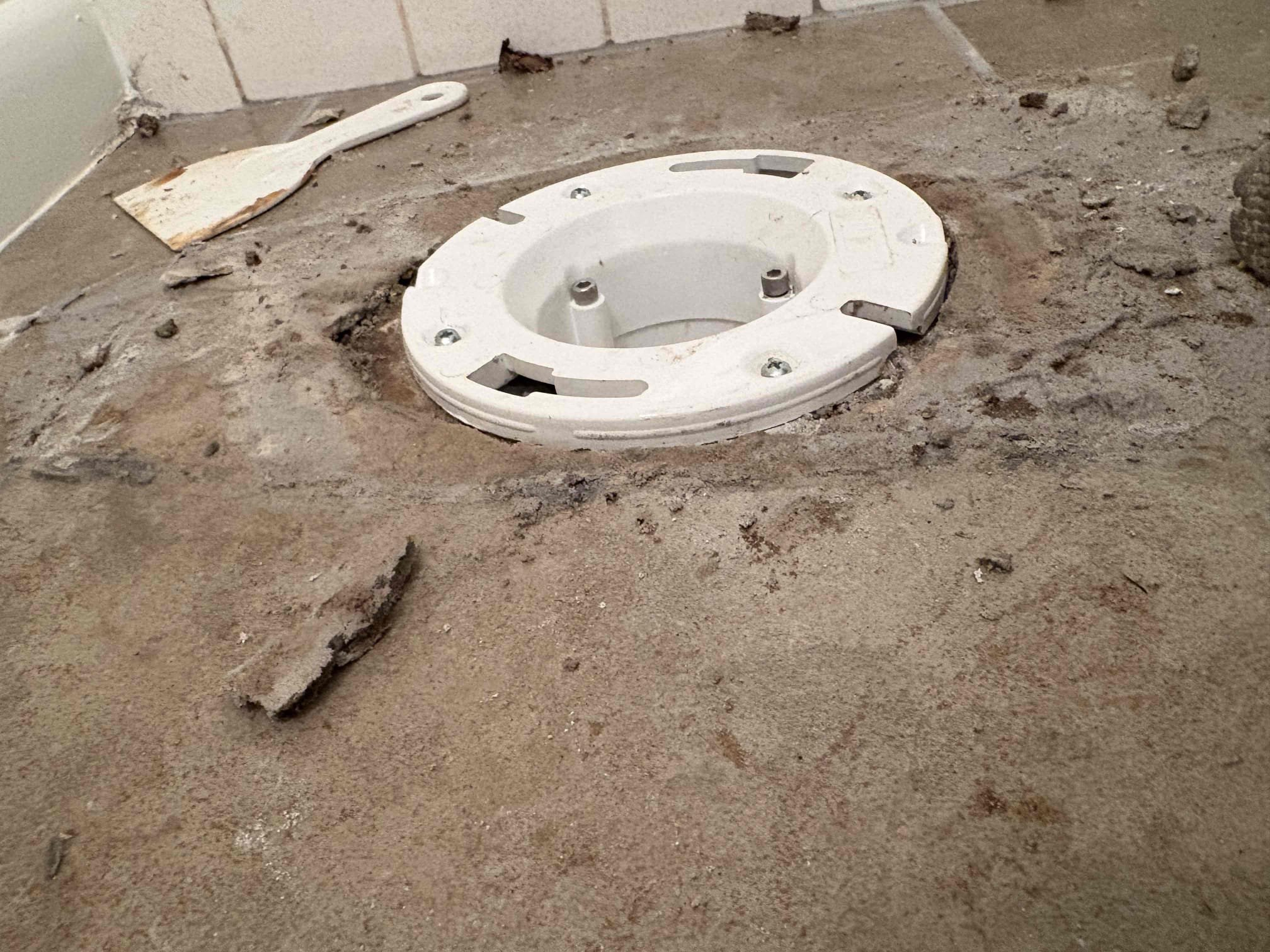 Client called us out due to the fixtures in the basement backing up when a lot of water was used. Client has a city sewer cleanout out in the front yard by the road, and all these years have thought they were on city sewer. We pulled up the basement toilet and ran sewer camera. It took me out the back of the home, right under the concrete pad patio, where there are two 6” cleanouts just to the side of, that are full of poo and such. It turns out, client is actually on a septic system instead of sewer. After pulling toilet we saw the flange was not the correct flange for the pipe, so we replaced that flange with proper, then reset the toilet with new bolts and beauty caps, as well as new toilet supply line. After testing, we caulked around the base of the toilet. 
Client will need to call a septic company to further resolve this issue.


Metro septic  678-873-7934